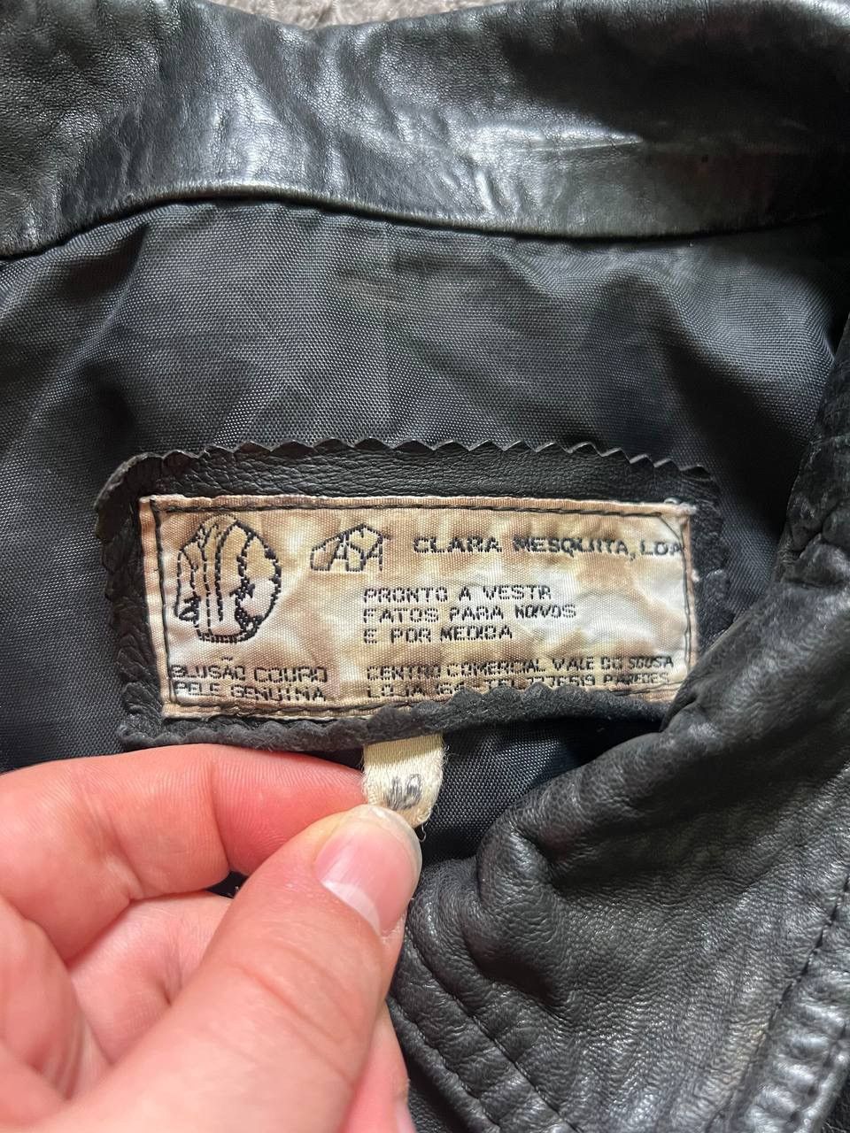 Vintage Vintage Y2K Real Leather Owens Style Opium Cropped Bomber Size US M / EU 48-50 / 2 - 14 Thumbnail