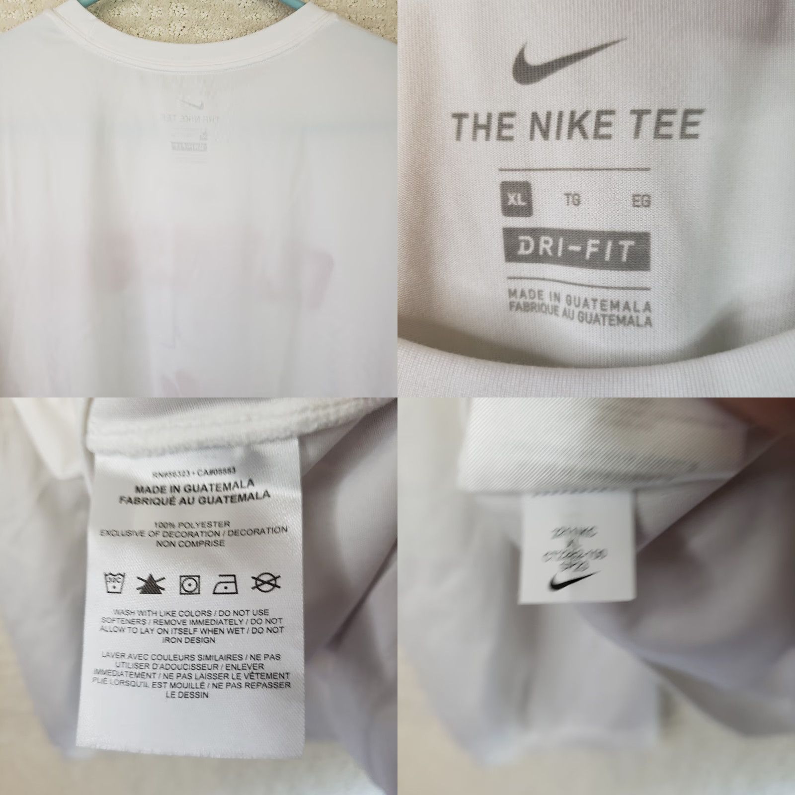 Nike Nike Dri-Fit T-Shirt White XL Clemson Graphic Crew Neck Athletic Men Shirt Size US XL / EU 56 / 4 - 8 Thumbnail