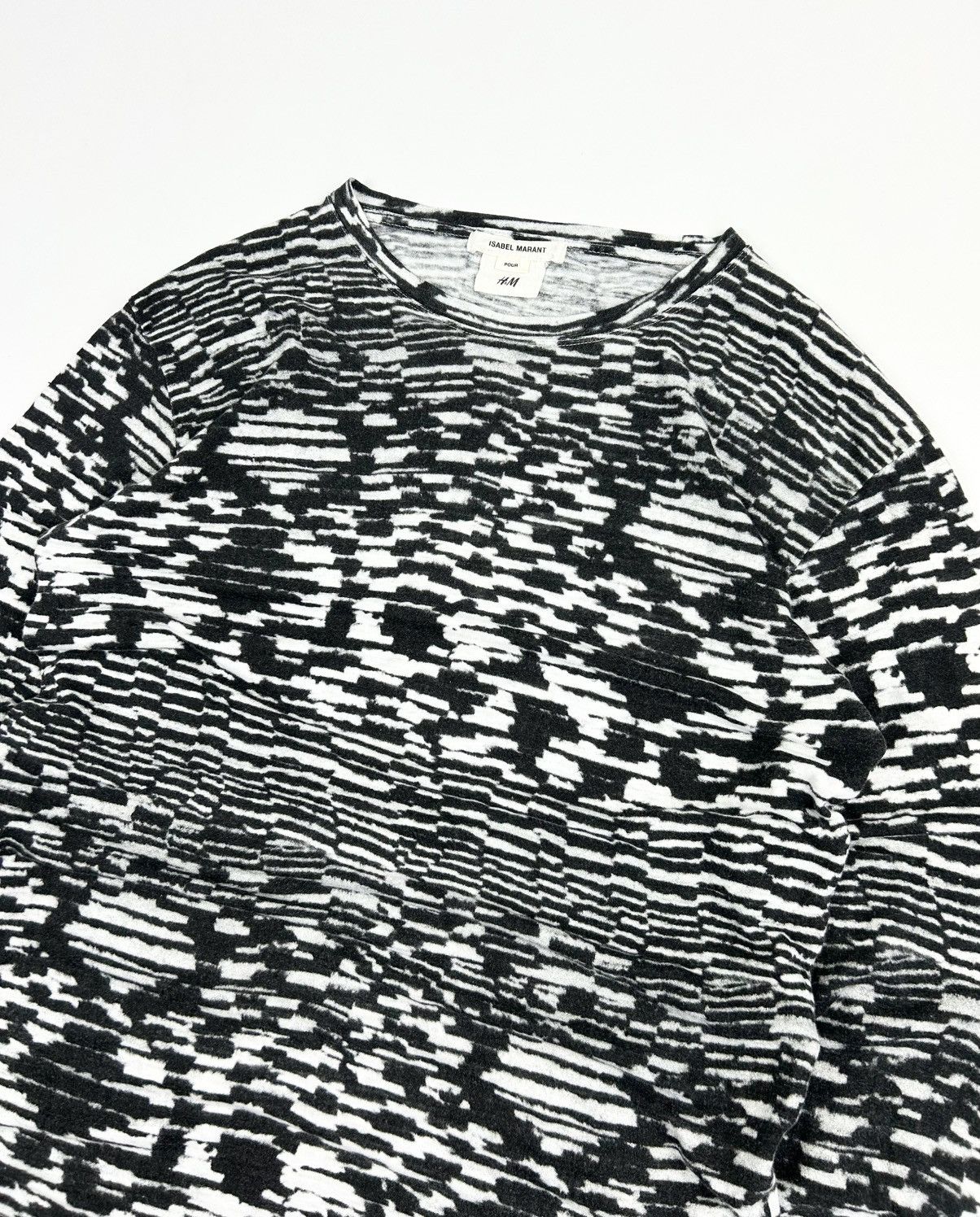 H&M × Isabel Marant rare ISABEL MARANT x H&M Abstract Linen Longsleeve Y2K Size US M / EU 48-50 / 2 - 4 Thumbnail