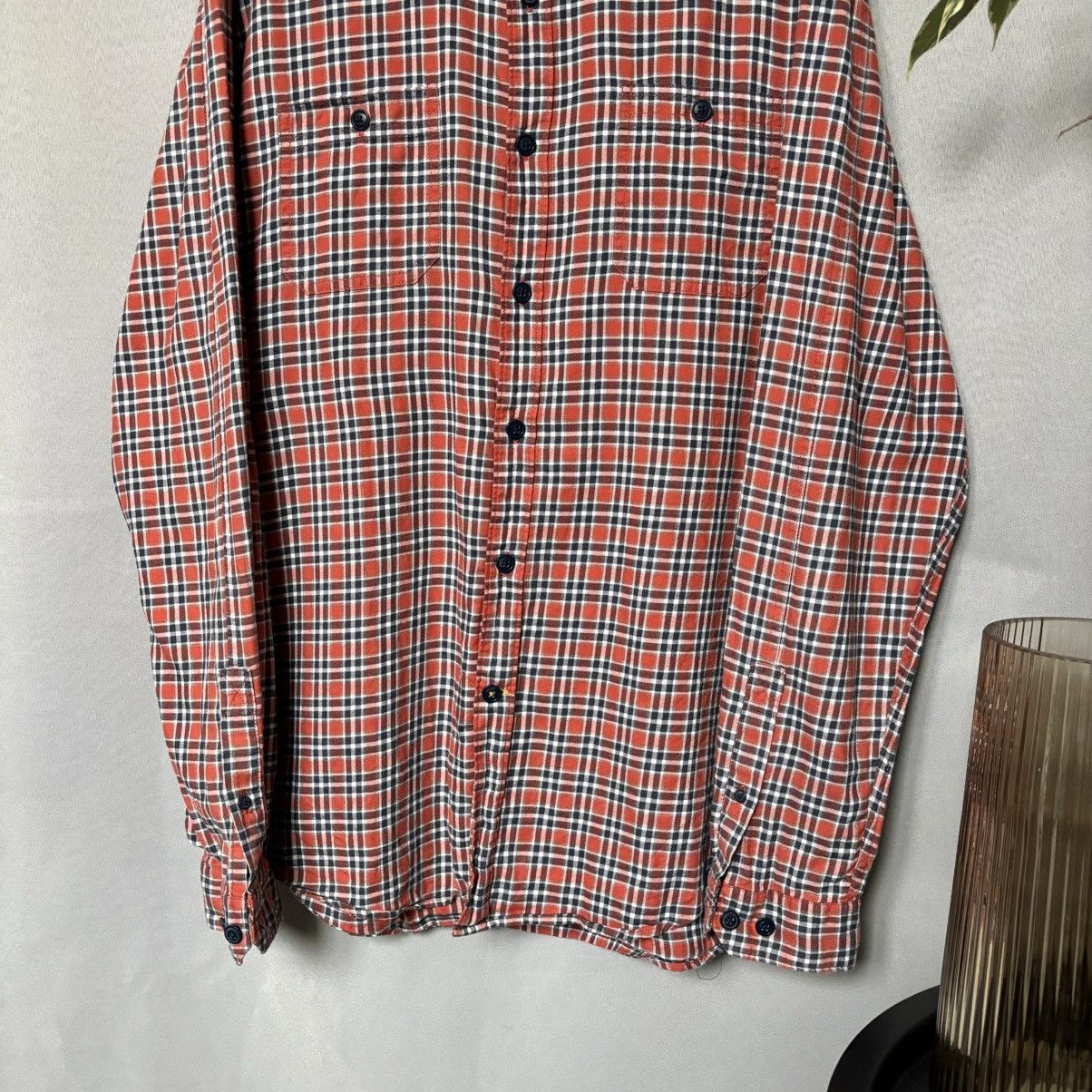 Barbour Barbour shirt button up large orange vintage Size US XL / EU 56 / 4 - 3 Thumbnail