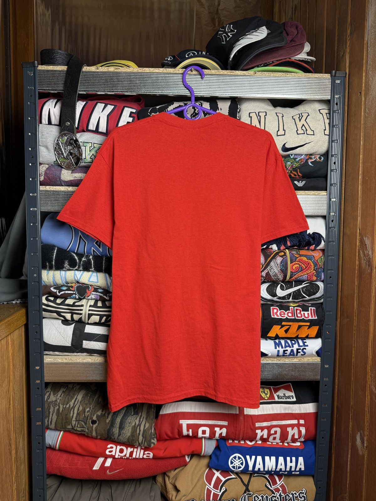 Ferrari FUNNY FERARRI F1 MICHAEL SCHUMACHER RED RACING TEE 90’S Size US L / EU 52-54 / 3 - 2 Thumbnail