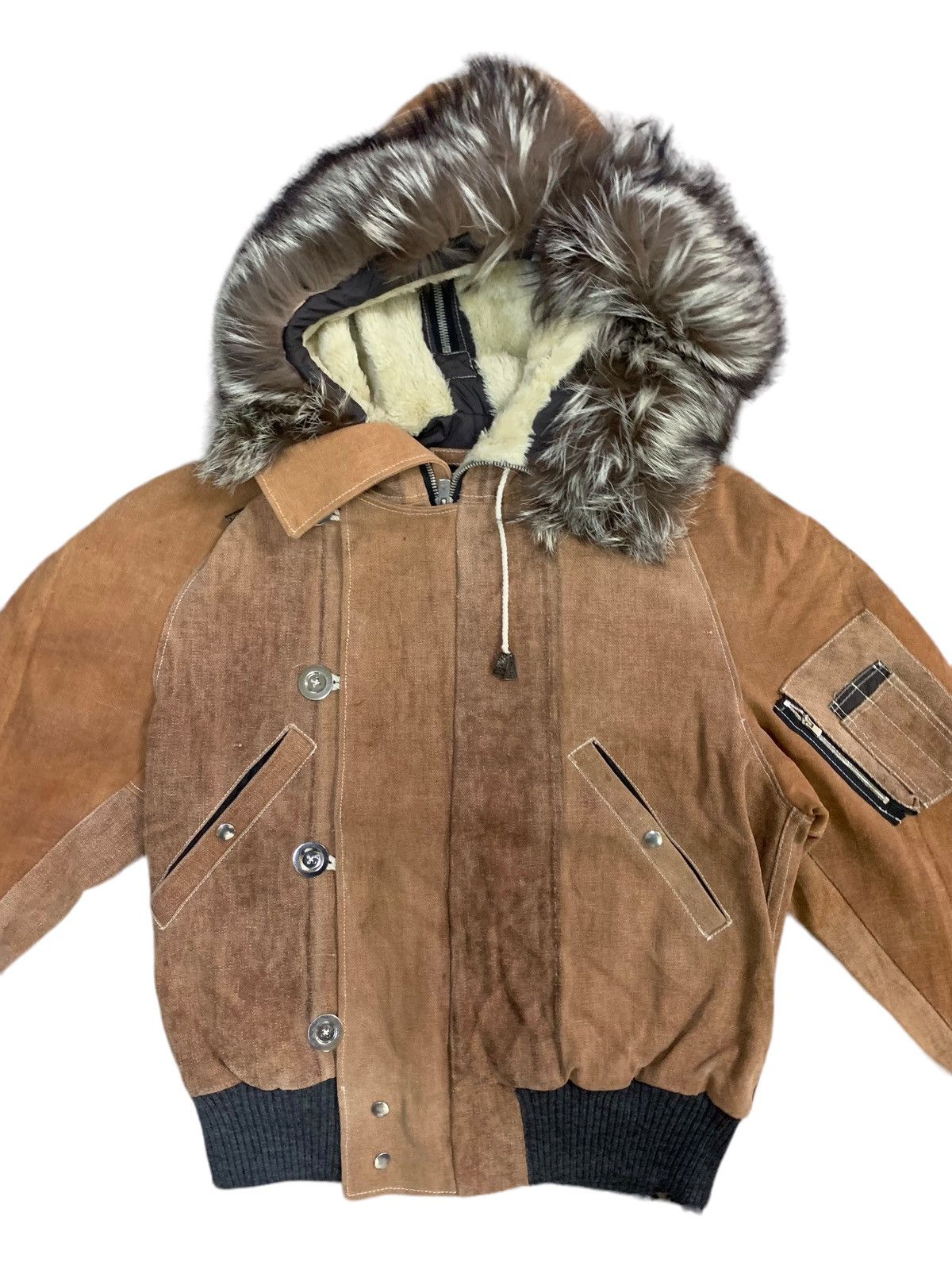 14th Addiction × If Six Was Nine × Le Grande Bleu (L.G.B.) 💸Accept Offer💸 Saga Fox Multipocket Punk Fur Hoodie Jacket Size US M / EU 48-50 / 2 - 3 Thumbnail