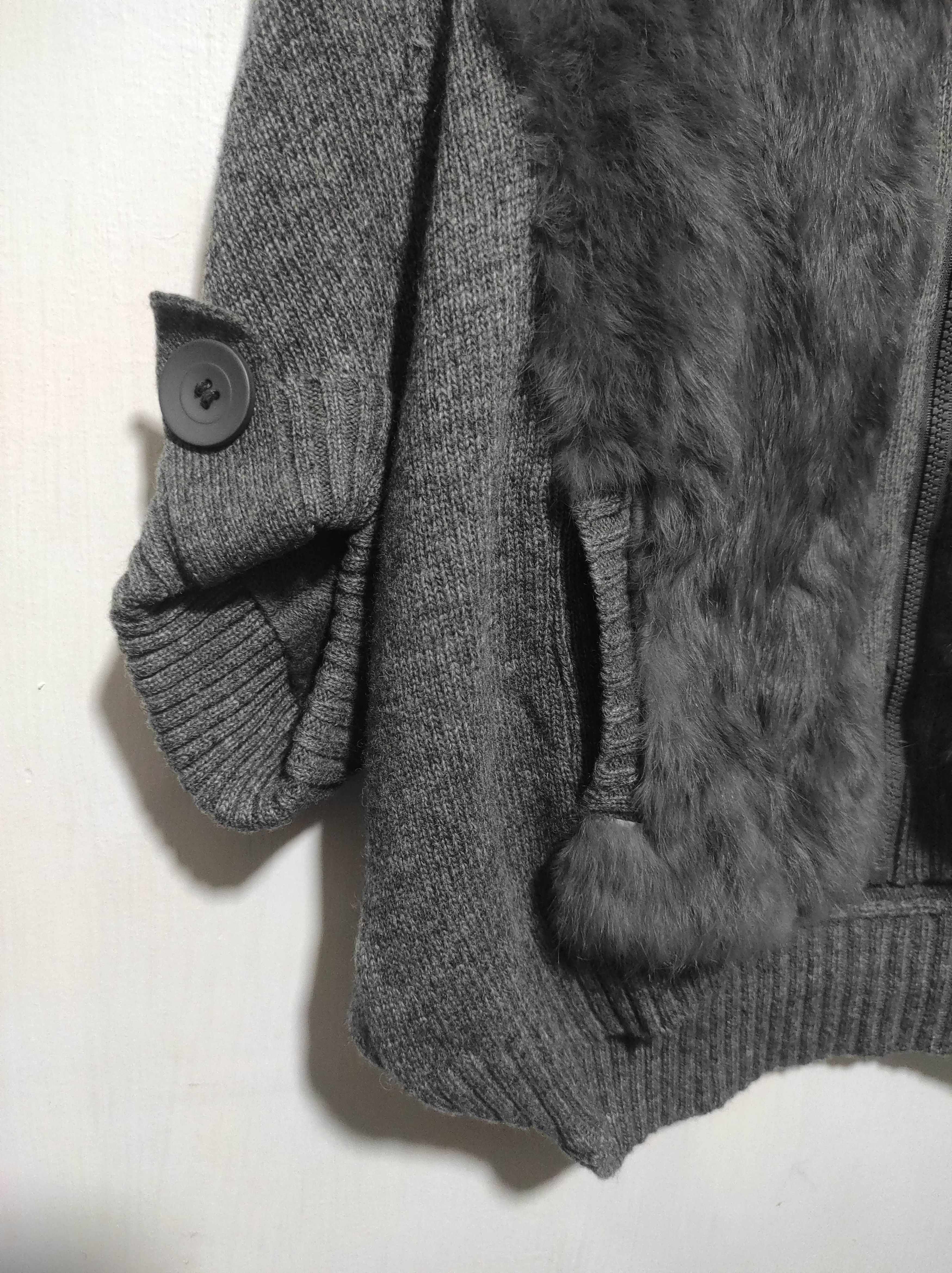 If Six Was Nine Ecafil Best Batwing Fox Fur Hoodie IfSixWasNine LGB style Size M / US 6-8 / IT 42-44 - 5 Thumbnail