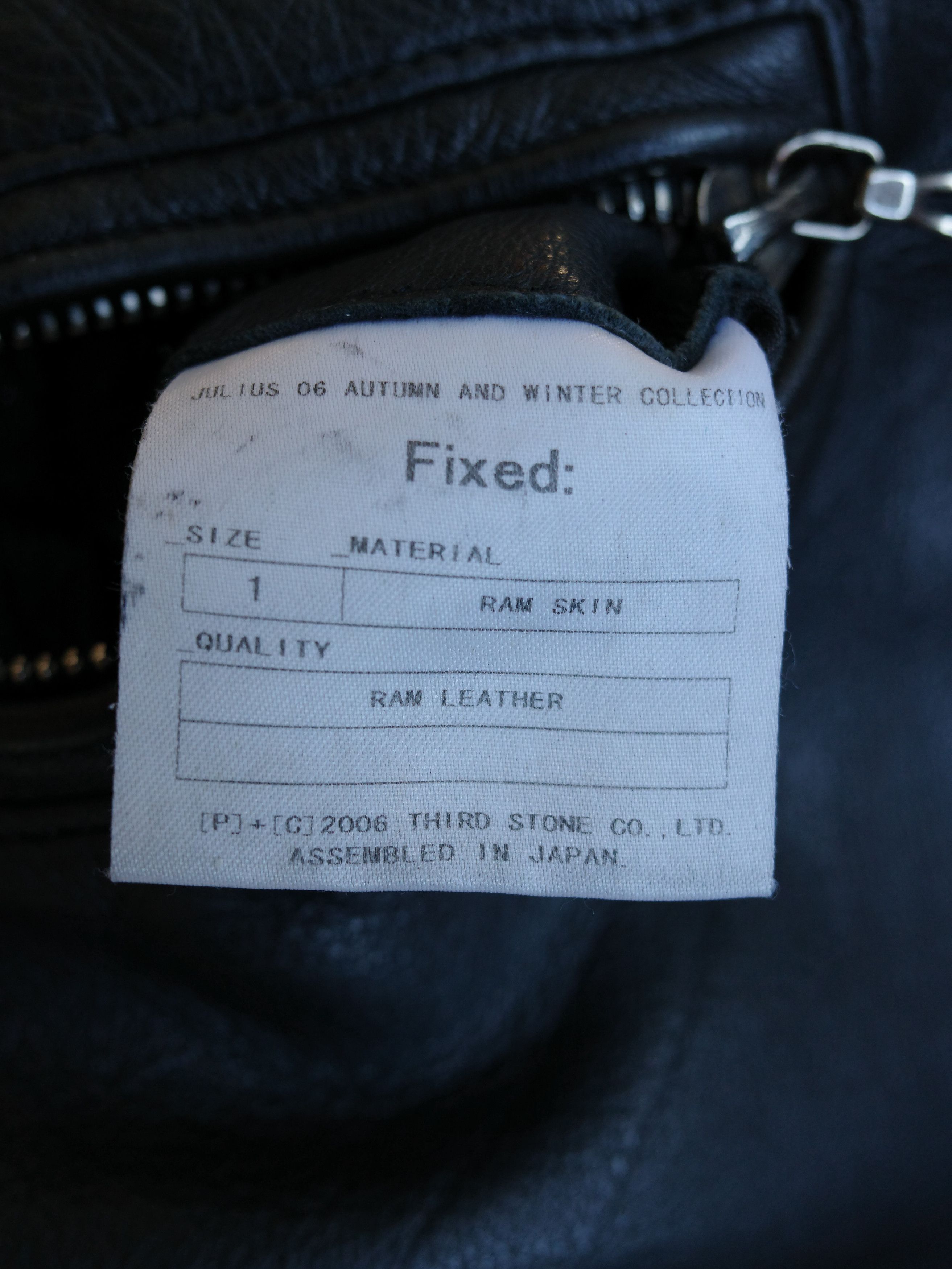 Julius Julius Motorcycle Jacket Ram Leather - A/W 2006 Size US S / EU 44-46 / 1 - 13 Thumbnail