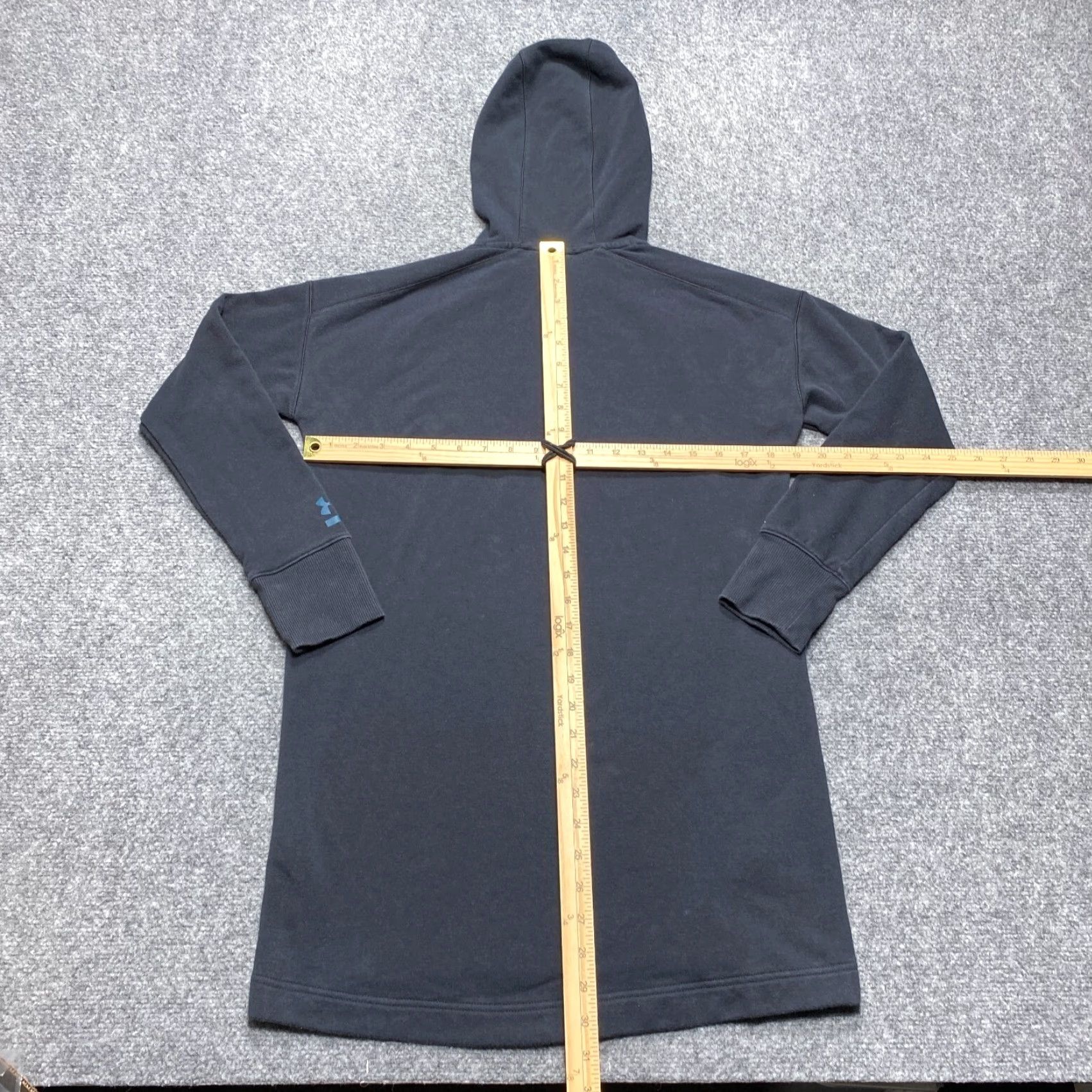 Under Armour Under Armour Hoodie Womens XS Black Logo Pullover Sweatshirt Hooded Size XS / US 0-2 / IT 36-38 - 4 Thumbnail