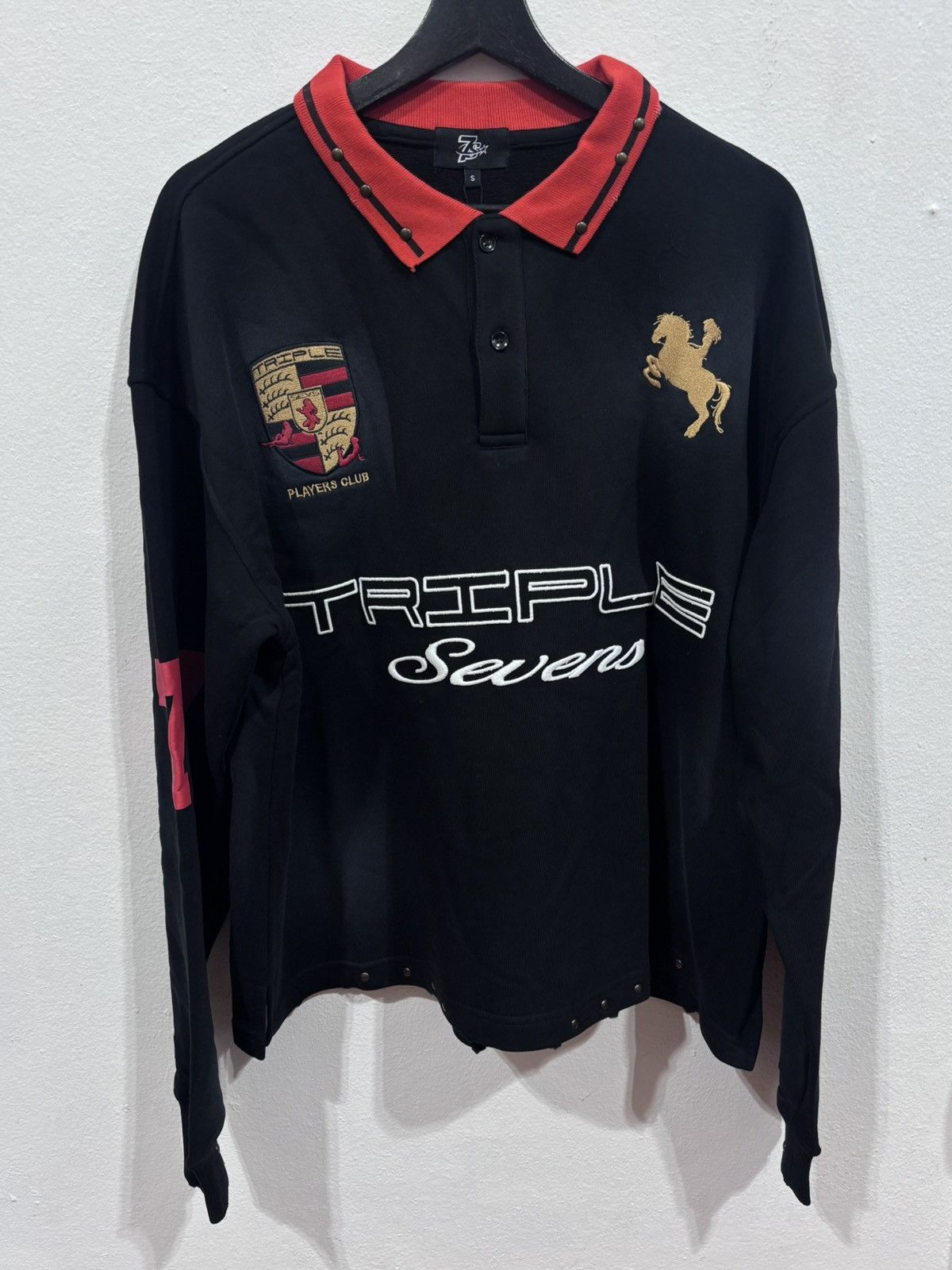 TRIPLE SEVENS Triple Sevens Sponsor Polo Black Size US S / EU 44-46 / 1 - 1 Thumbnail