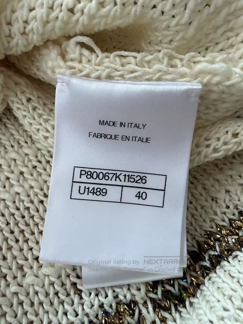 Chanel Chanel High-end handicraft workshop white vest Size S / US 4 / IT 40 - 6 Thumbnail