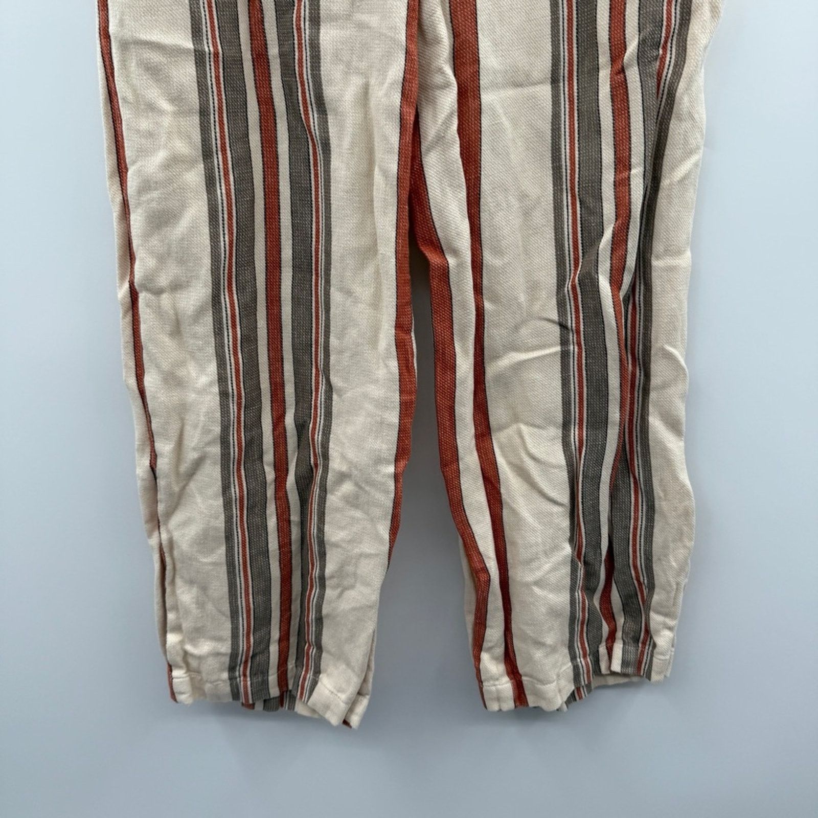 Rebecca Minkoff Rebecca Minkoff Molly Striped High Rise Straight Pants 6 Size 28" / US 6 / IT 42 - 4 Thumbnail
