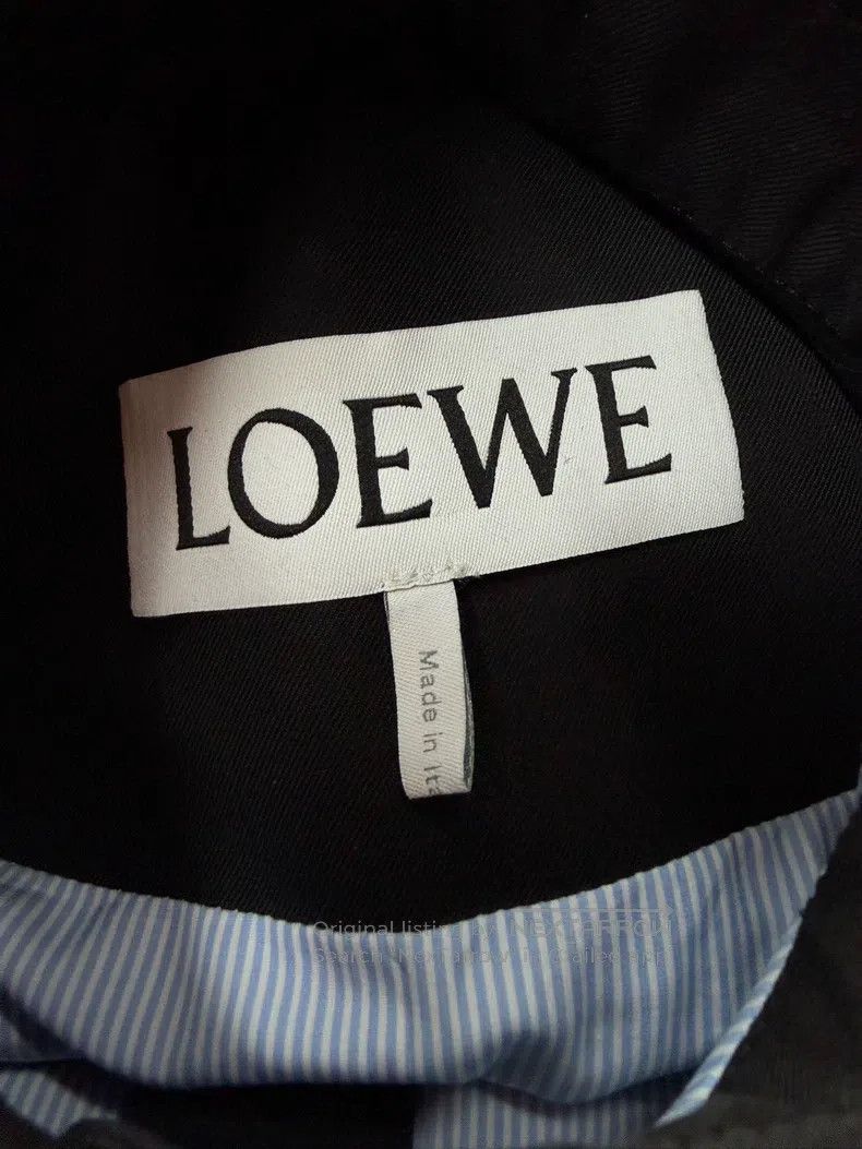 Loewe Loewe FW23 solid color logo patch single-breasted casual p Size XS / US 0-2 / IT 36-38 - 3 Thumbnail