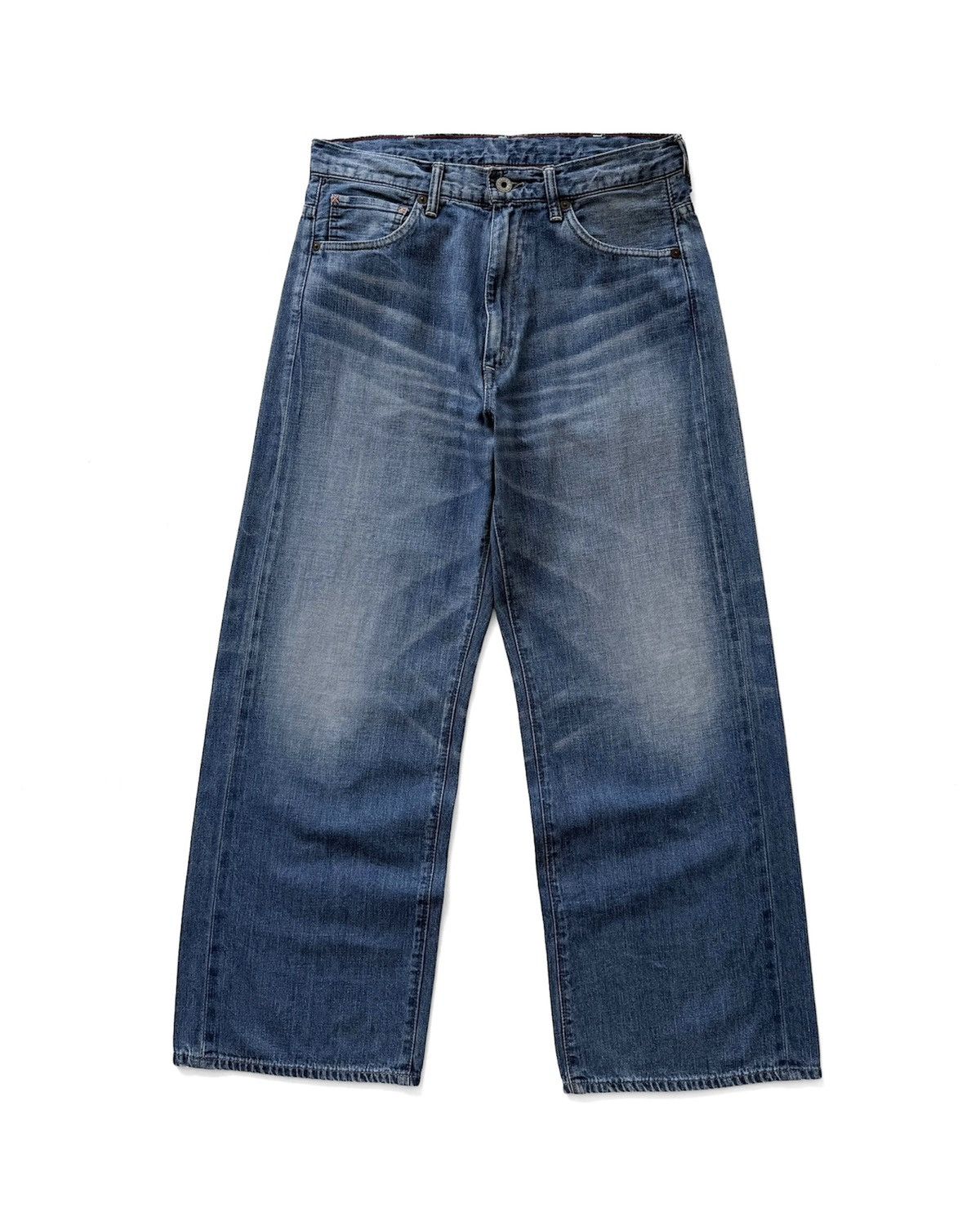 Johnbull JOHNBULL SELVAGE DENIM WIDE JEANS Size US 32 / EU 48 - 1 Thumbnail