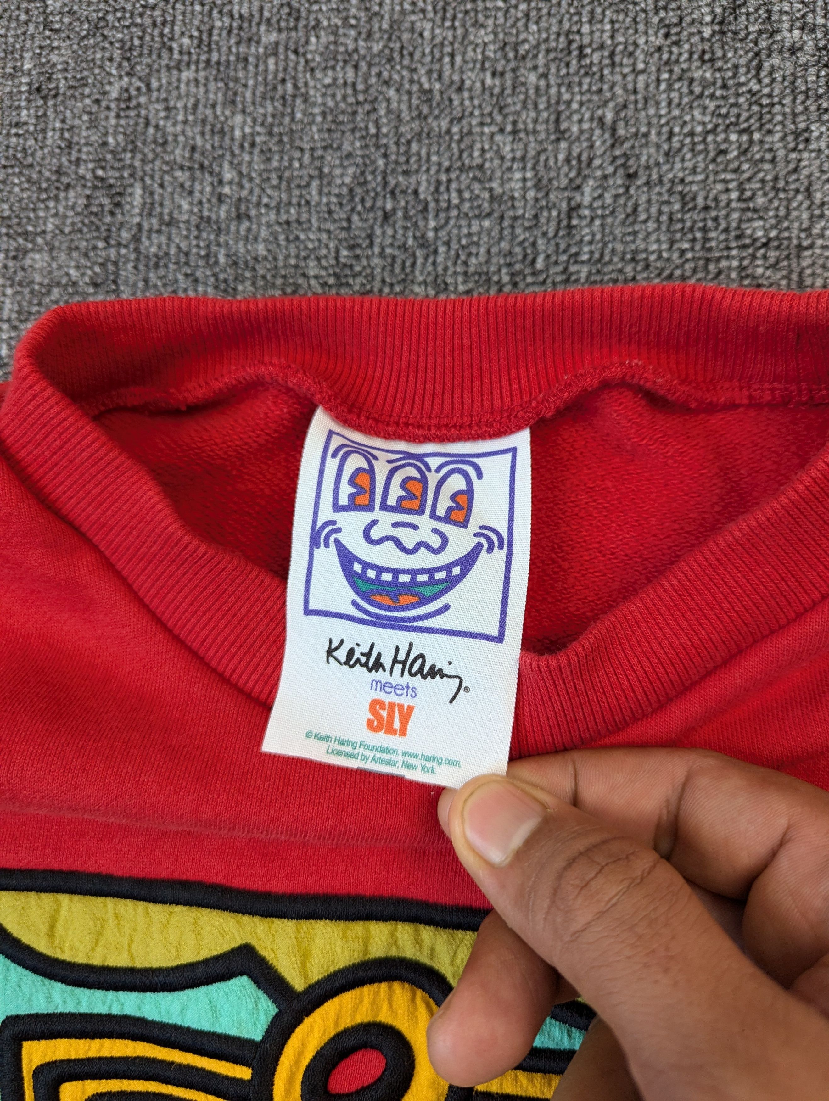 Designer × Keith Haring Keith Haring Meet SLY Cropped Crewneck Sweatshirt Size US S / EU 44-46 / 1 - 5 Thumbnail