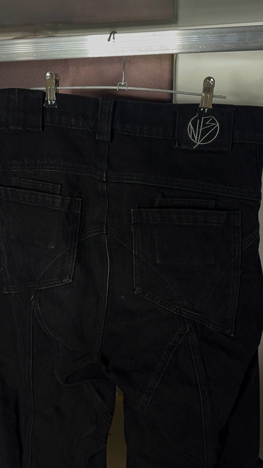 No Faith Studios ✅ No Faith Studios Washed Black Jeans M Size US 32 / EU 48 - 7 Thumbnail