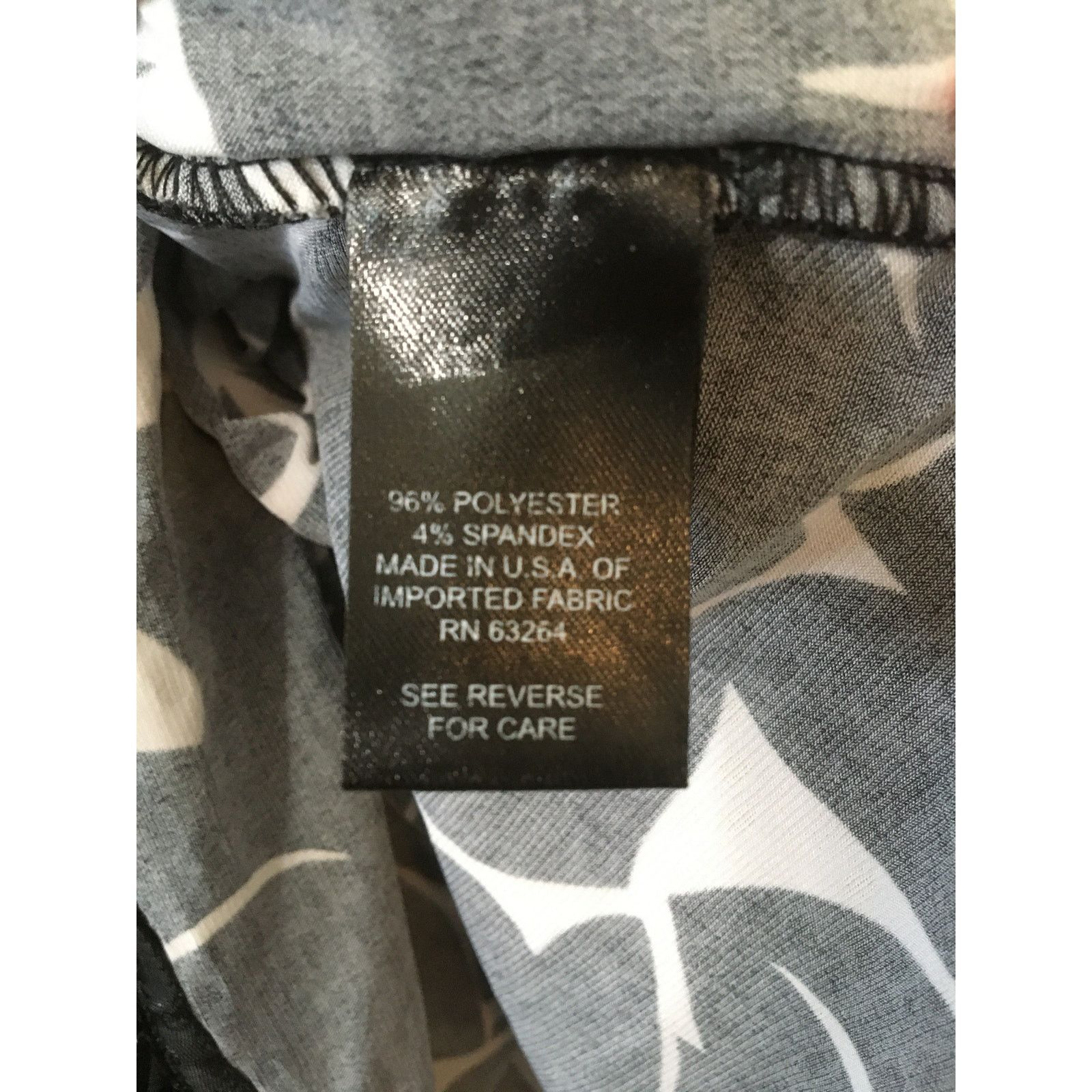 Other DressBarn Collection 3X Women’s Black White Ruched Wrap To Size 3XL / US 20-22 - 4 Thumbnail