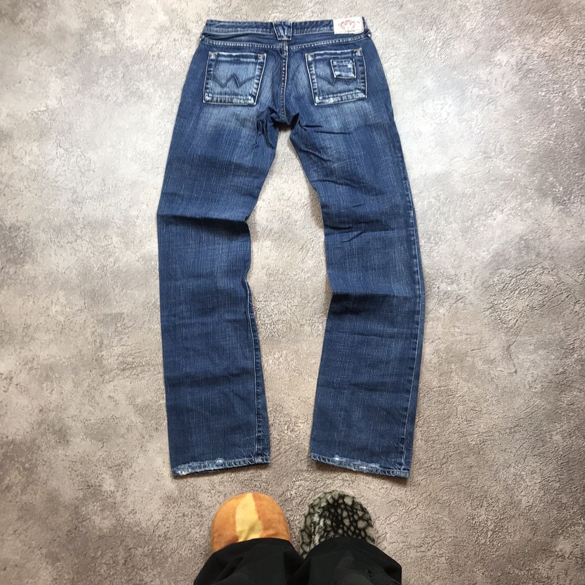 Vintage Vintage 90s Baggy Distressed Faded Jeans Grunge Streetwear 2 Size 27" / US 4 / IT 40 - 4 Thumbnail