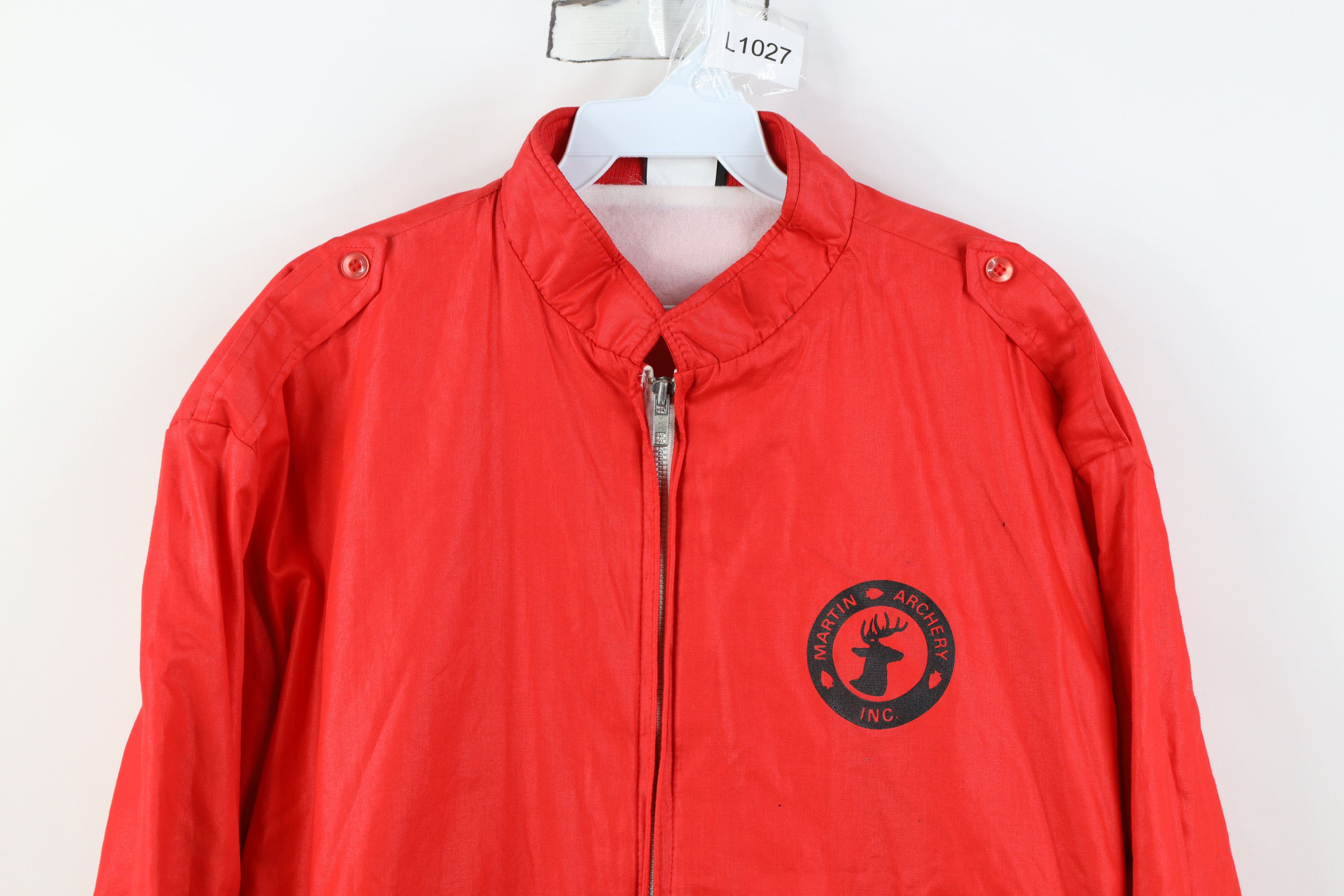 Vintage Vintage 80s Martin Archery Hunting Lined Bomber Jacket USA Size US L / EU 52-54 / 3 - 2 Thumbnail