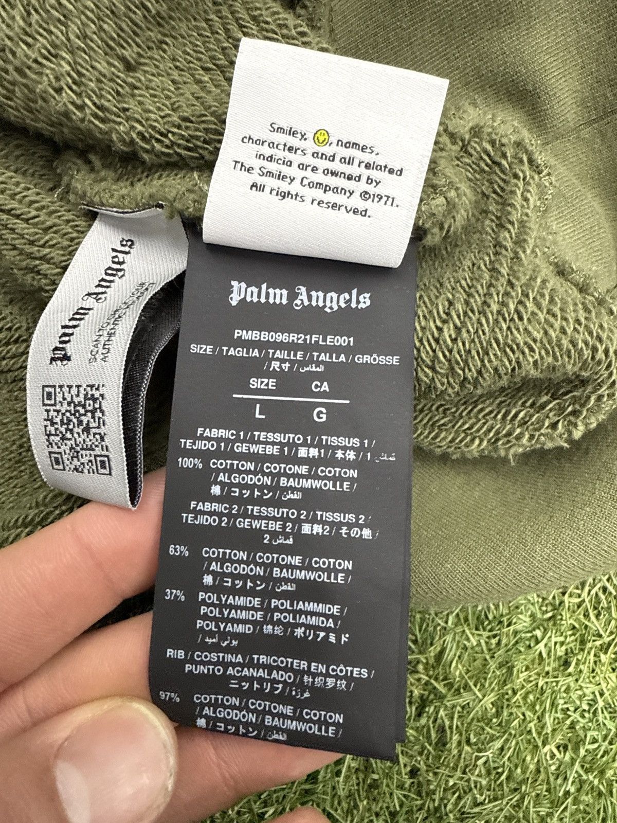 Palm Angels Palm Angels Pin-Up Hoodie Military Green Size US L / EU 52-54 / 3 - 7 Thumbnail