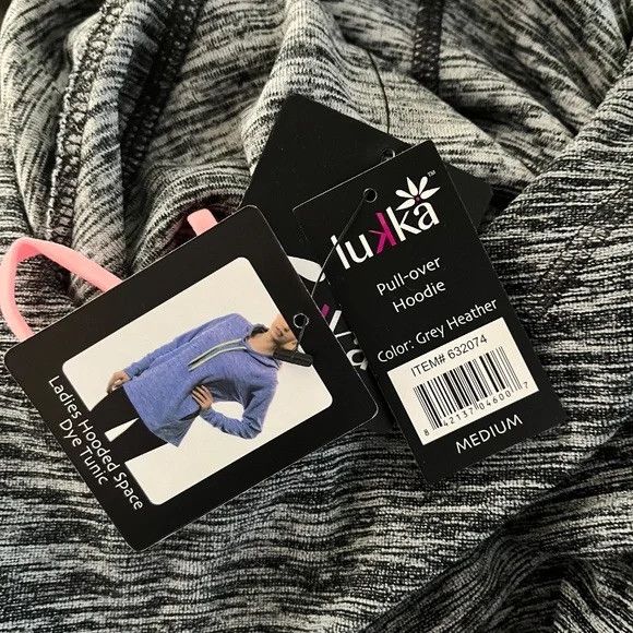 Other NWT Lukka Space Dye Hooded Pull Over Tunic in Grey size M Size M / US 6-8 / IT 42-44 - 7 Thumbnail