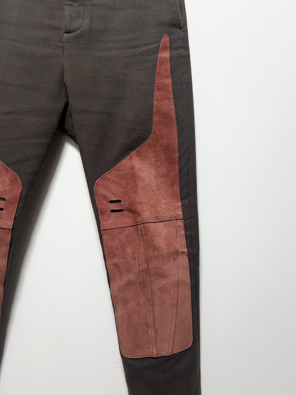 Rick Owens FW19 Rick Owens Larry Leather Astaires long Trousers Size US 30 / EU 46 - 3 Thumbnail