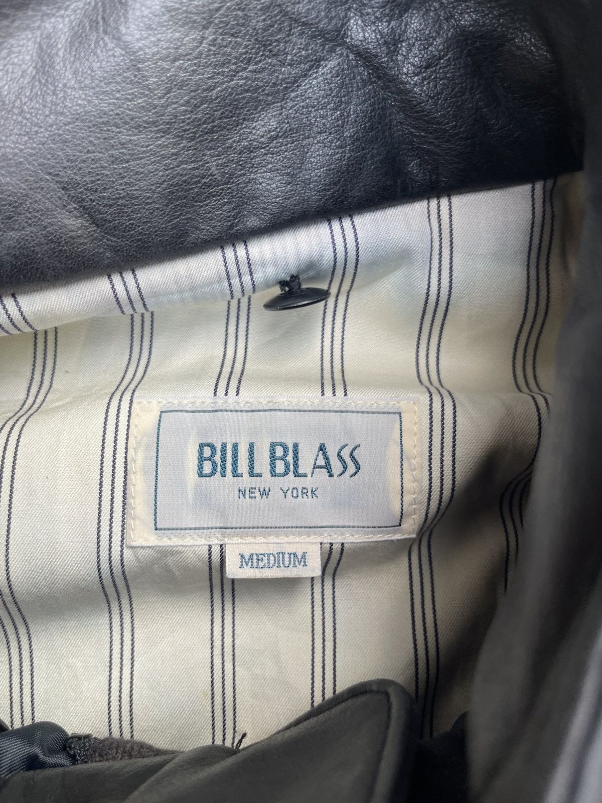 Bill Blass Vintage Bill Blass New York Bomber Jacket Leather Collar Size US M / EU 48-50 / 2 - 3 Thumbnail