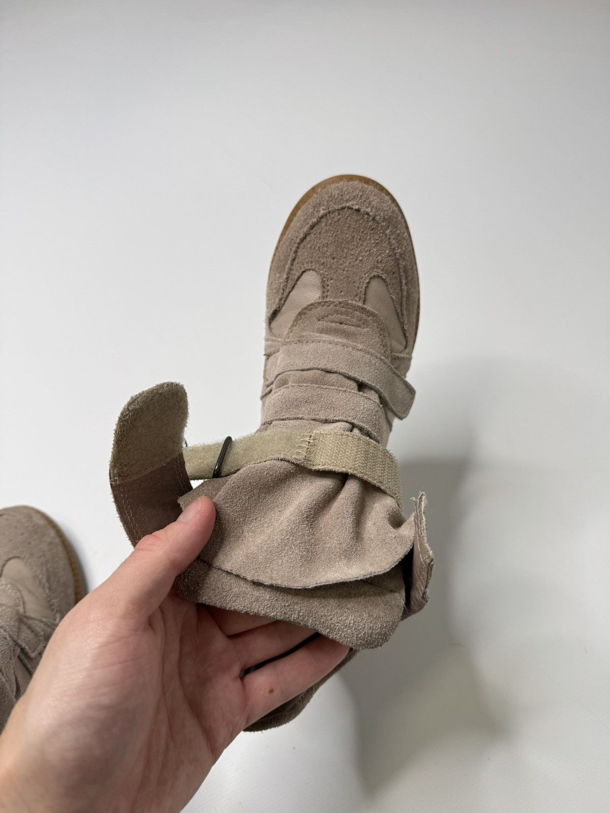 Vintage Vintage archive Suede wedges bekett vibe avant garde archive Size US 5 / IT 35 - 10 Thumbnail