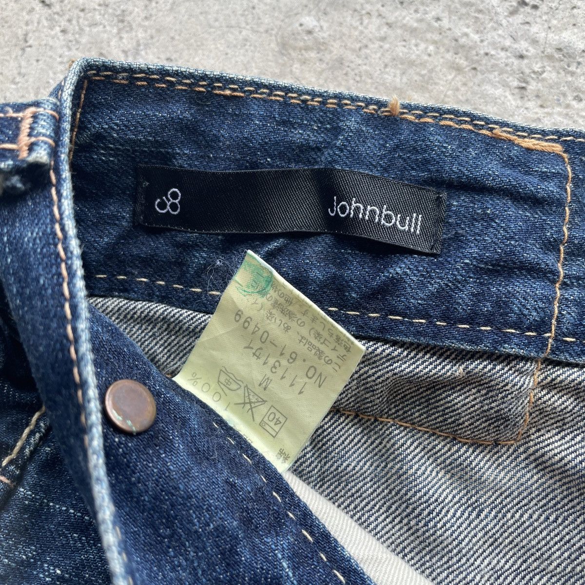 If Six Was Nine W30💥 Vintage John Bull Japan Jeans Faded Denim Pants Size US 30 / EU 46 - 7 Thumbnail