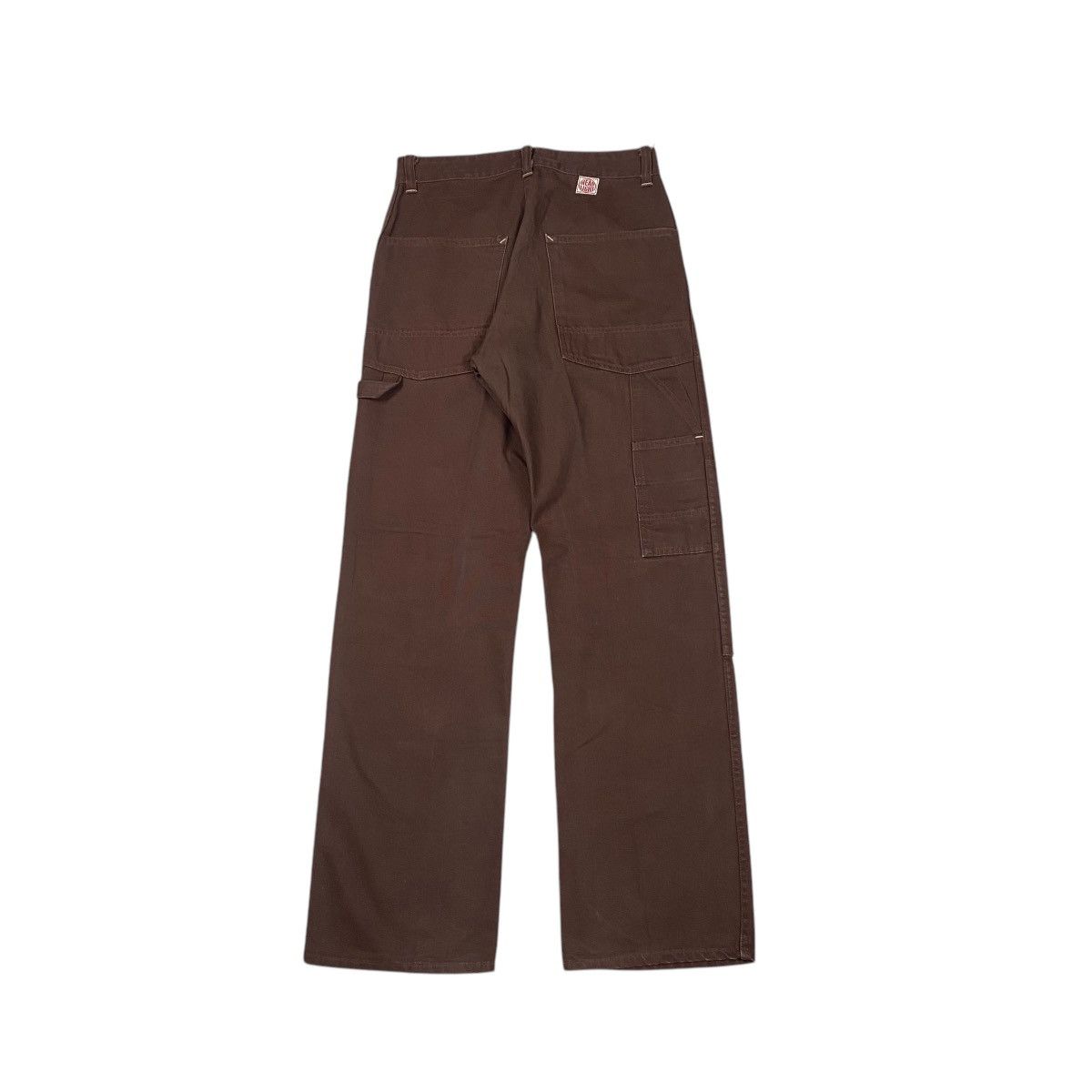 Japanese Brand × Sugar Cane × Toyo Enterprises HeadLight Union Made Double Knee Canvas Carpenter Work Pants Size US 30 / EU 46 - 2 Thumbnail