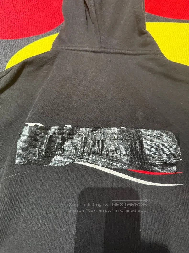 Balenciaga Balenciaga Wave Tape Cover Hoodie. Size US S / EU 44-46 / 1 - 7 Thumbnail