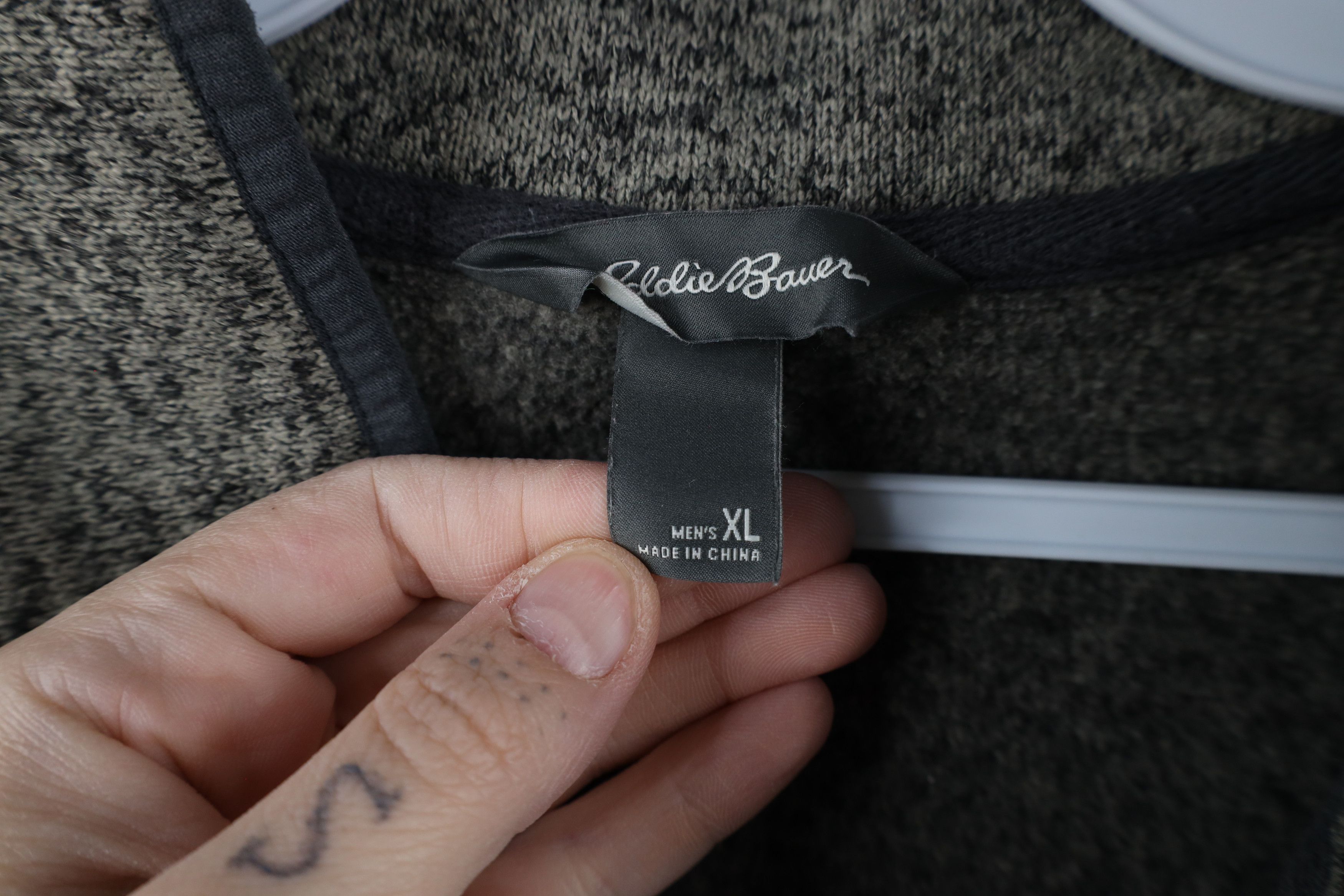 Eddie Bauer × Vintage Vintage Y2K Eddie Bauer Snap Button Pullover Fleece Sweater Size US XL / EU 56 / 4 - 6 Thumbnail