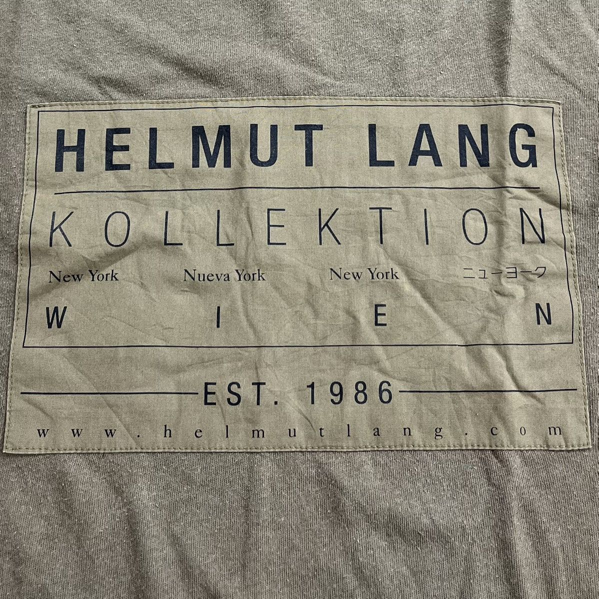 Helmut Lang Luxury Helmut Lang Kollektion Logo Patch Tee Size US M / EU 48-50 / 2 - 4 Thumbnail
