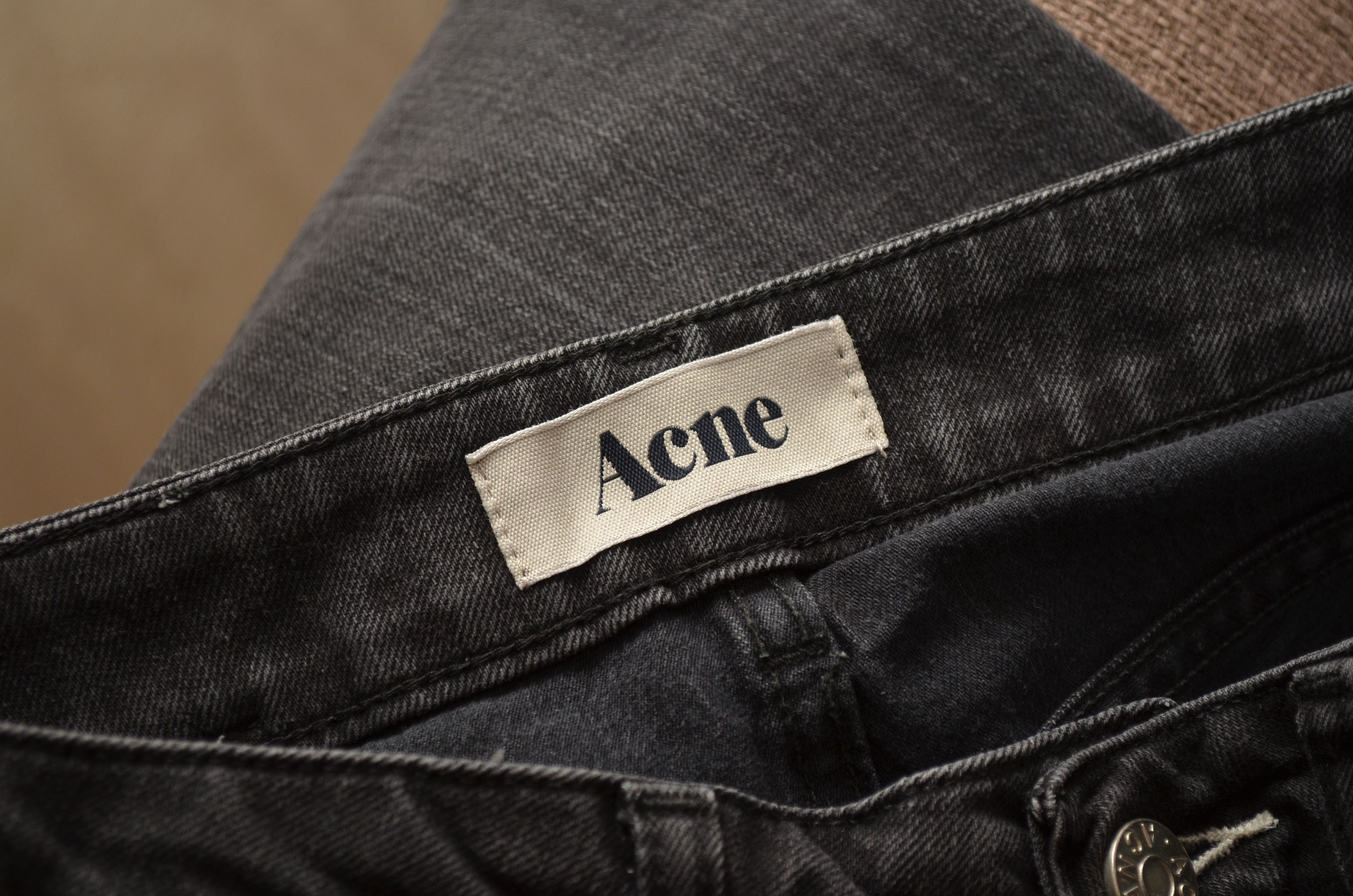 Acne Studios Acne Studios Needle Wet Cash Black Denim Jeans Size W30 L32 Size US 30 / EU 46 - 9 Thumbnail