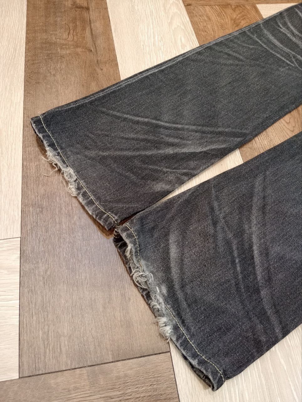 If Six Was Nine JAPANESE LAGUST FLARED DISTRESSED WASHED DENIM JEANS Size US 32 / EU 48 - 15 Thumbnail