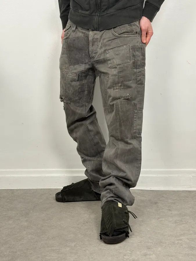 Dolce & Gabbana AW2010 Dolce & Gabbana Grey Multi Pockets Avant-Garde Pants Size US 37 - 3 Thumbnail
