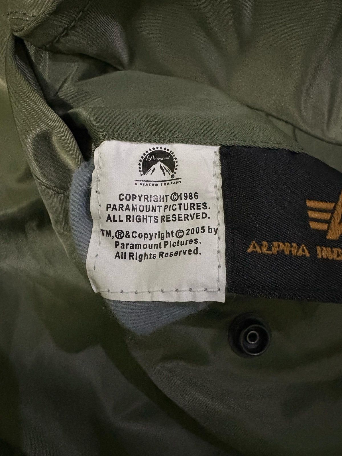 Alpha Industries Alpha Industries MA-1 Bomber Jacket Top Gun Design Size US M / EU 48-50 / 2 - 18 Thumbnail