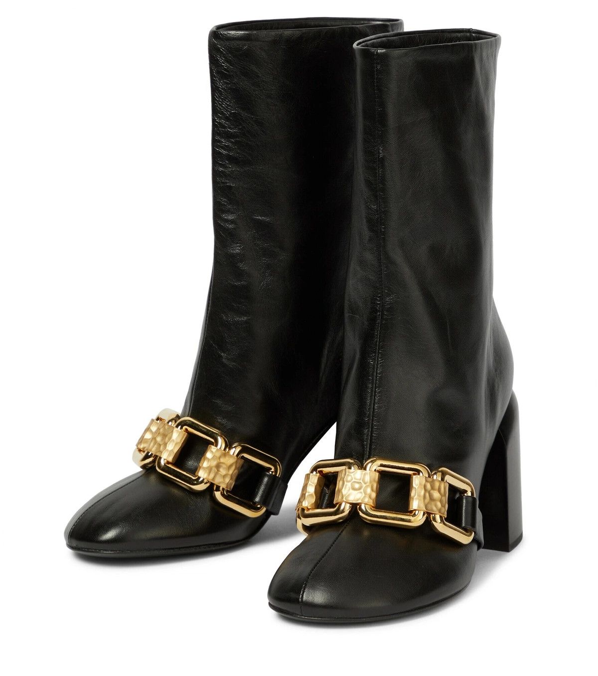 Jil Sander o1y0925 Ankle Boots in Black Size US 6 / IT 36 - 3 Thumbnail