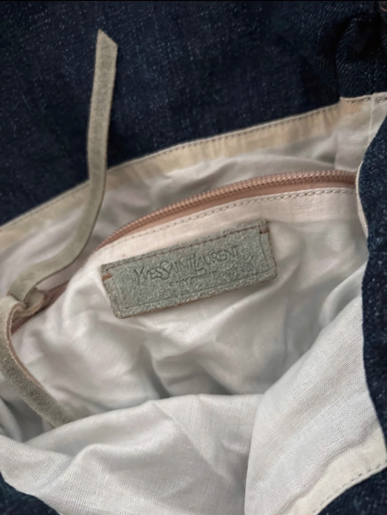 Saint Laurent Paris RIVE GAUCHE CROSSBODY DENIM BAG BY TOM FORD Size ONE SIZE - 3 Thumbnail