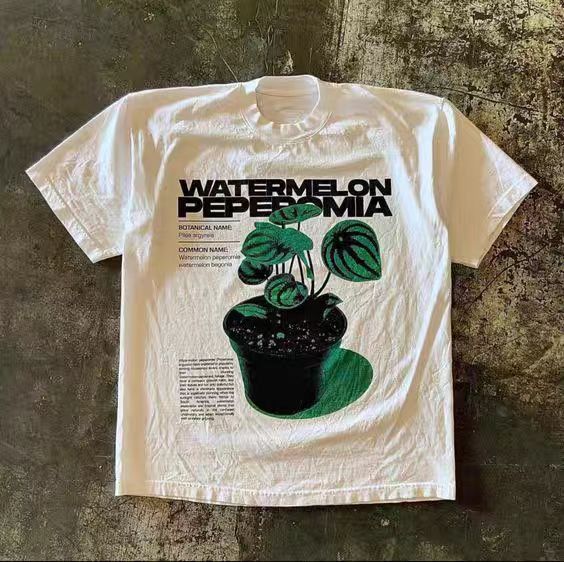 Japanese Brand × Vintage White casual retro watermelon flower print t-shirt Size US M / EU 48-50 / 2 - 1 Thumbnail