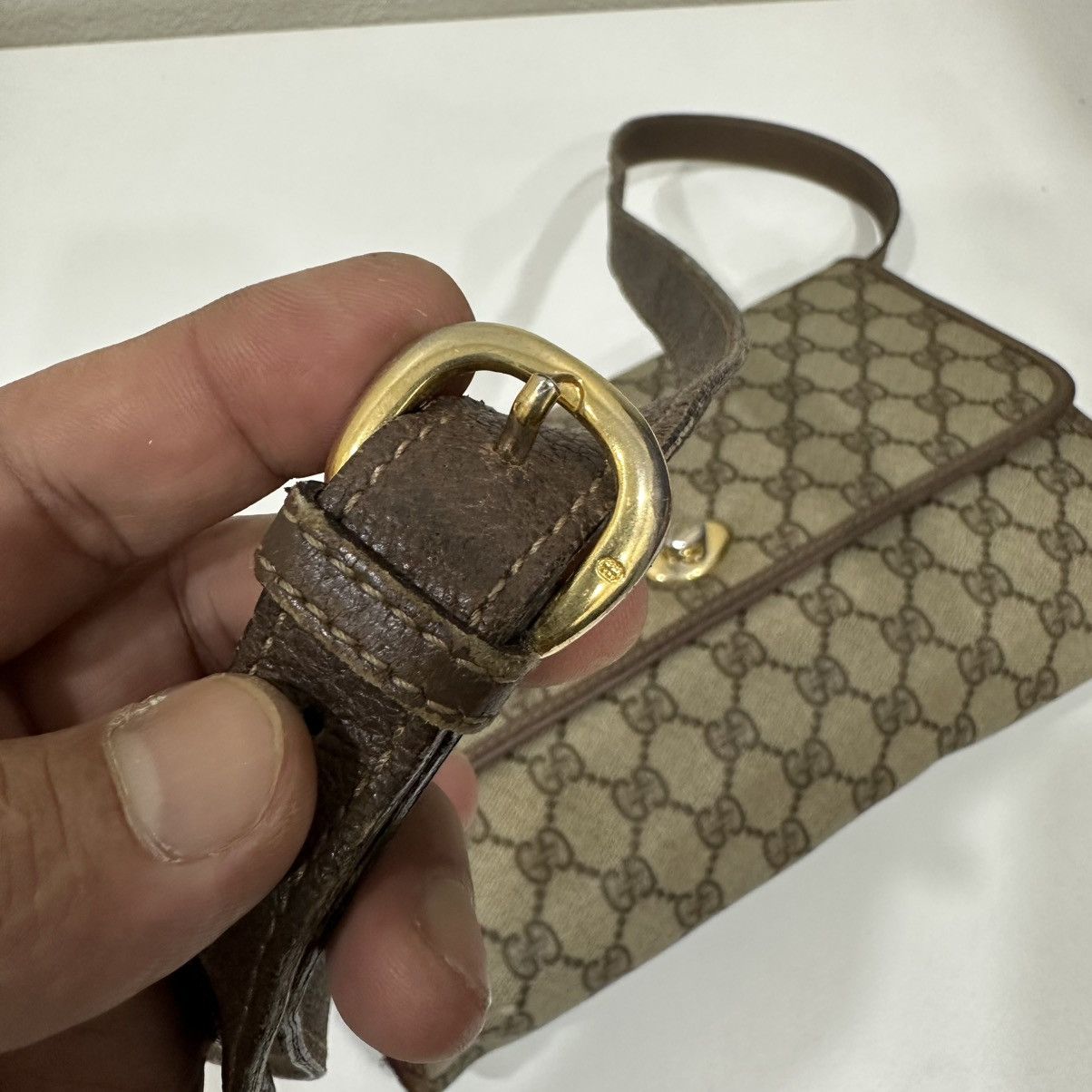 Gucci GUCCI GG MONOGRAM FLAP CLUTCH CROSSBODY SHOULDER BAG 11 Size ONE SIZE - 13 Thumbnail