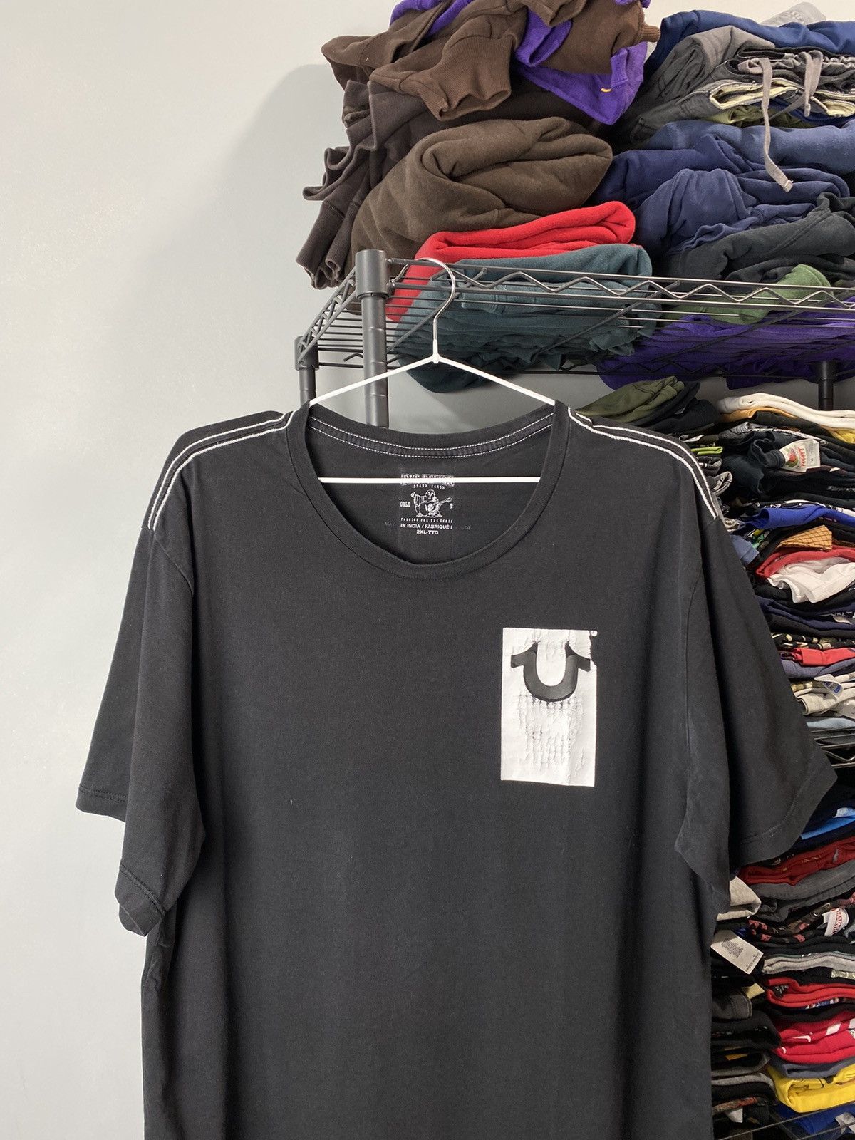 Japanese Brand Vintage True Religion T Shirt American Vtg Hype Y2K Size US XXL / EU 58 / 5 - 3 Thumbnail