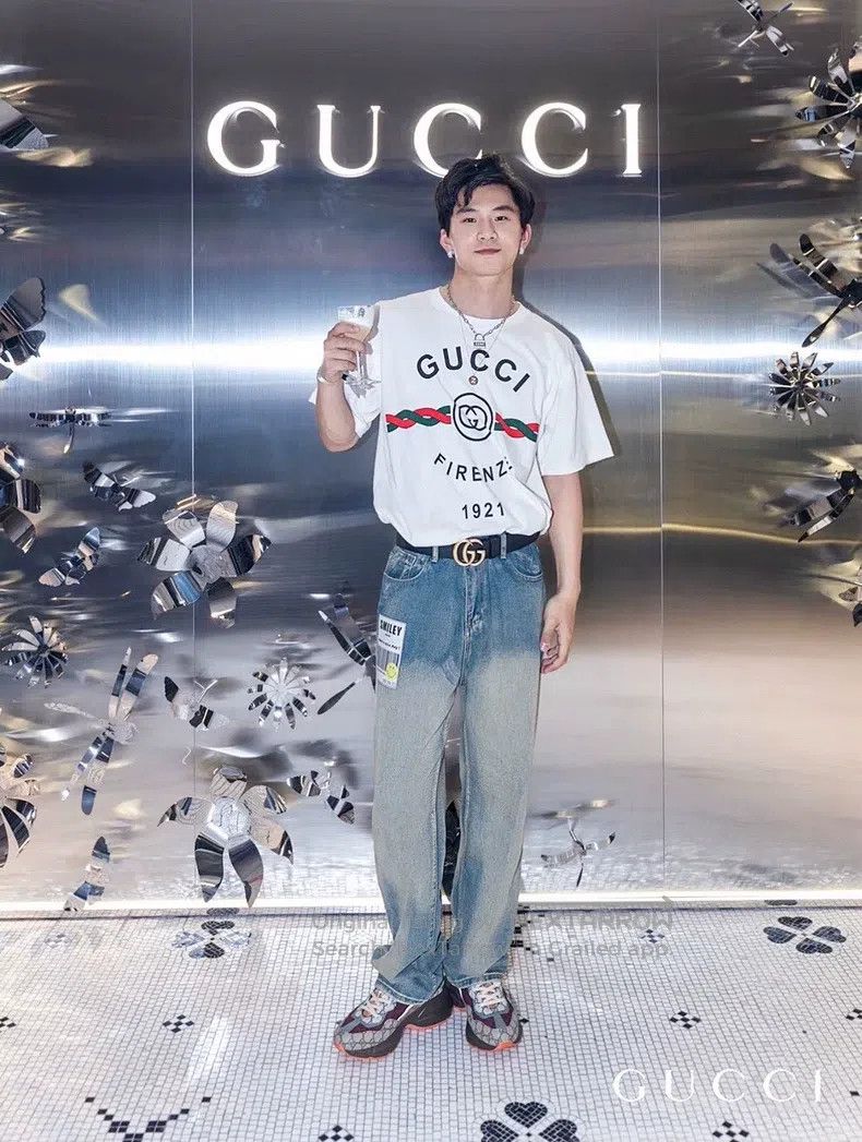 Gucci Gucci Lido series printed short-sleeved T-shirt Size US L / EU 52-54 / 3 - 8 Thumbnail