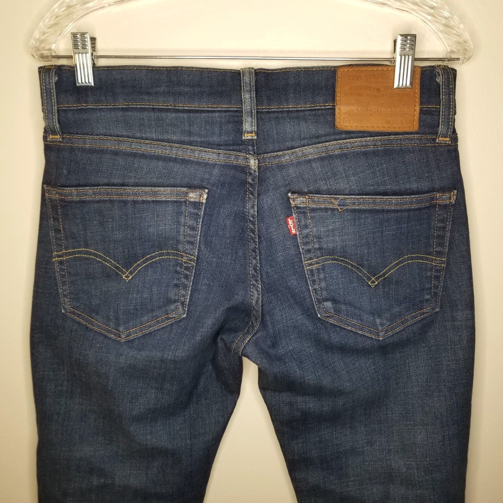 Levi's VINTAGE? No. Levi's 511 Men Jeans Straight Blue Size 30x30 Adult 30 Blue Levi's 511 Straight Jeans Mens 30x30 Size US 30 / EU 46 - 5 Thumbnail