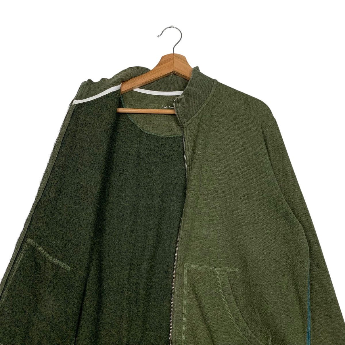 Paul Smith PAUL SMITH Turtleneck Green Zipper Sweater #2208-C97 Size US L / EU 52-54 / 3 - 10 Thumbnail