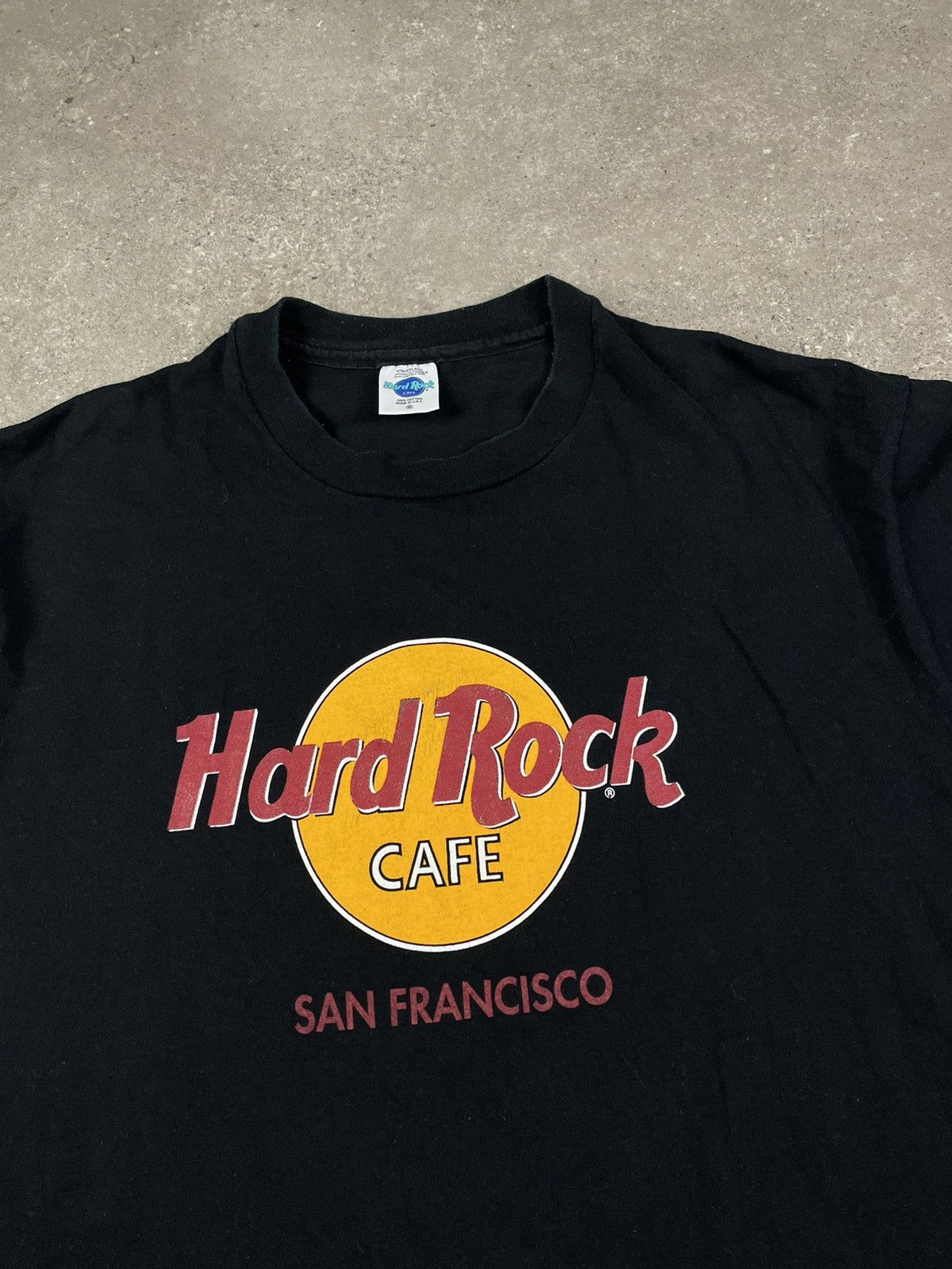Hard Rock Cafe × Vintage Vintage 90s Hard Rock Café San Francisco T Shirt Size US XL / EU 56 / 4 - 2 Thumbnail