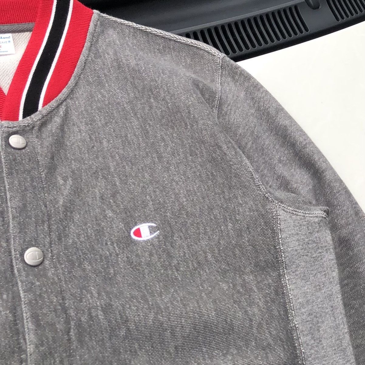 Champion Champion Reverse Weave Button Snap Track Top Jacket Size US L / EU 52-54 / 3 - 10 Thumbnail