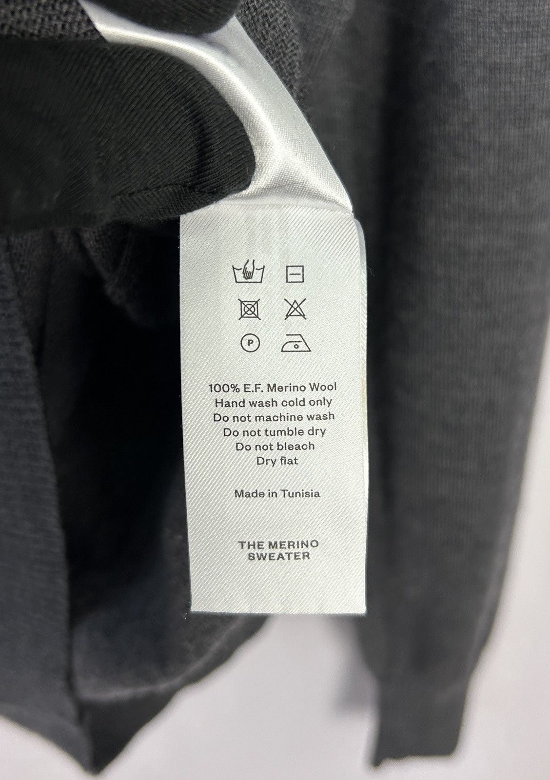 Asket × Designer ASKET Grey Merino Wool Sweater Jumper Size Small S Size US S / EU 44-46 / 1 - 8 Thumbnail