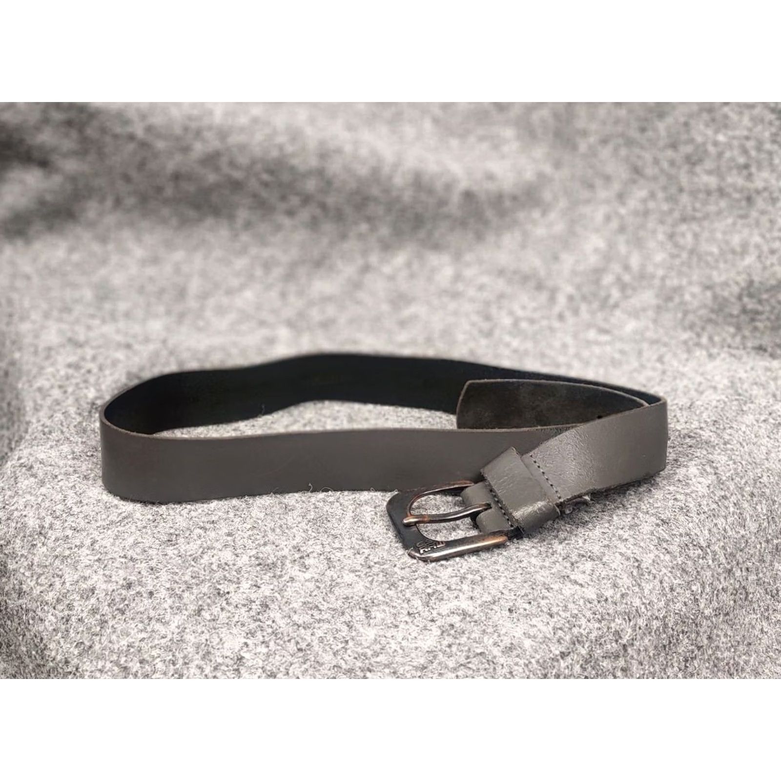 G-Star G Star raw Gray Genuine Leather Mini Logo Vintage Style Belt Y2K Size ONE SIZE - 4 Thumbnail