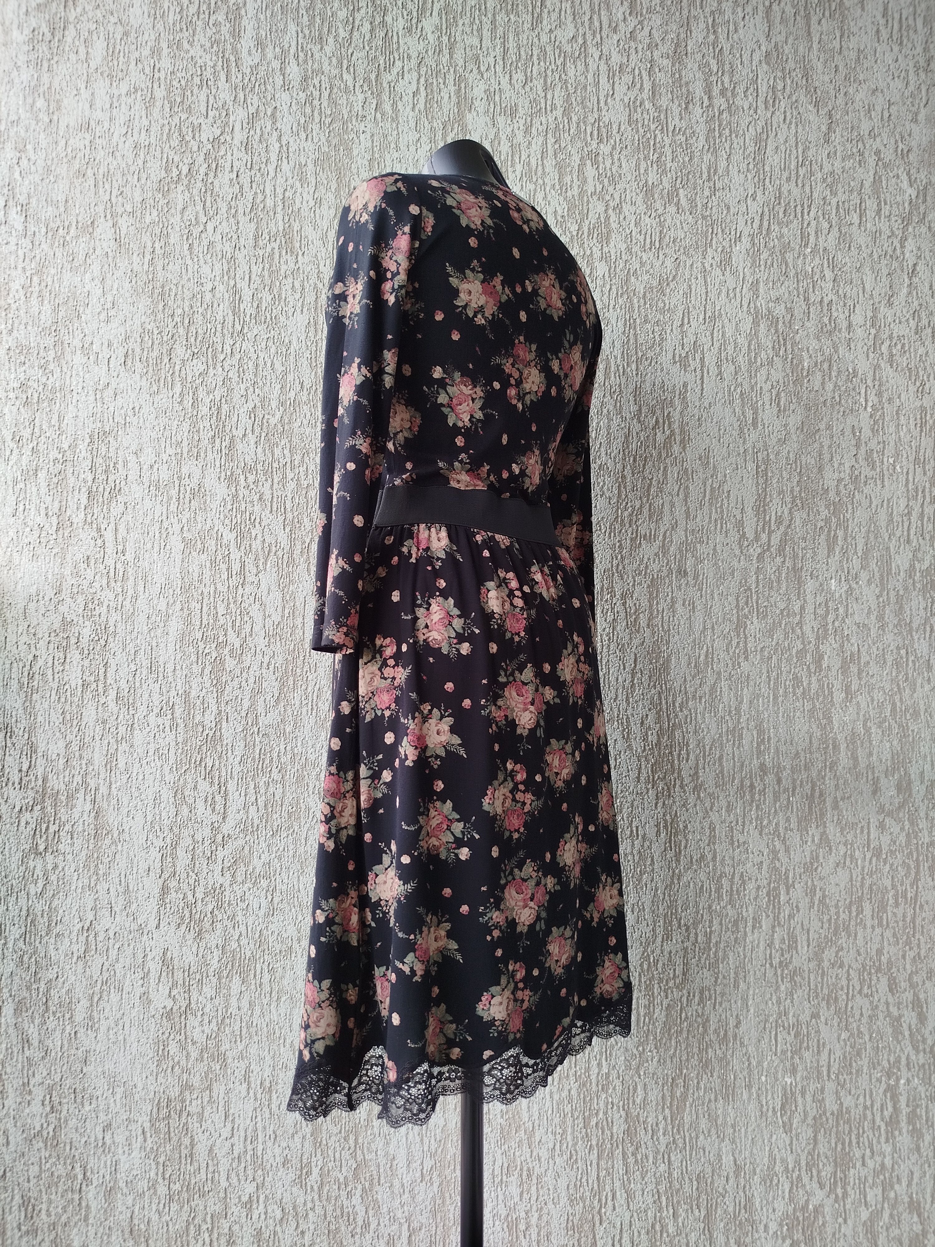 Hysteric Glamour VIVE MARIA Dress Midi Floral Coquette Lace Viscose Size M Size M / US 6-8 / IT 42-44 - 10 Thumbnail
