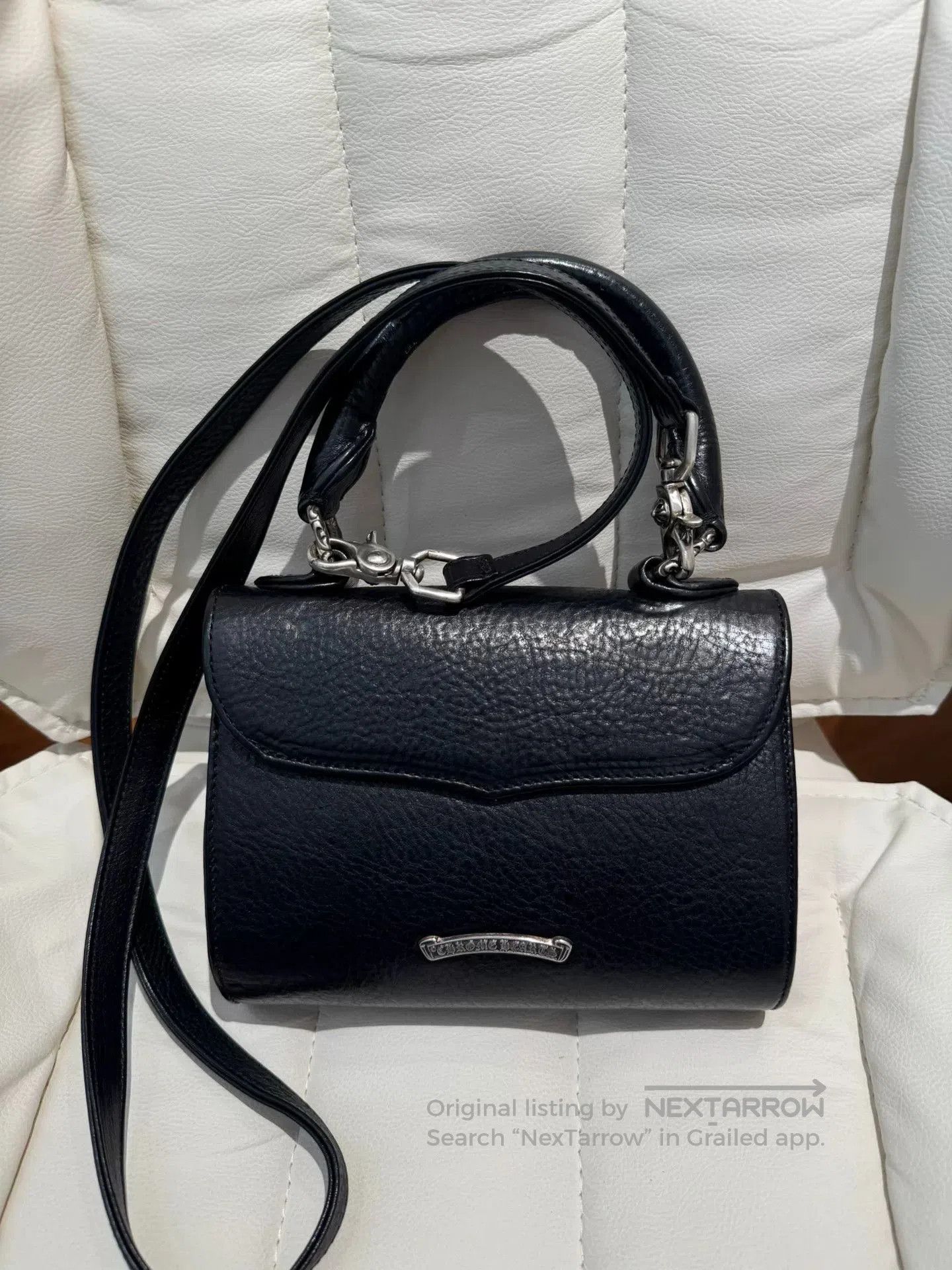 Chrome Hearts chrome hearts black handbag with shoulder strap. Size ONE SIZE - 2 Thumbnail