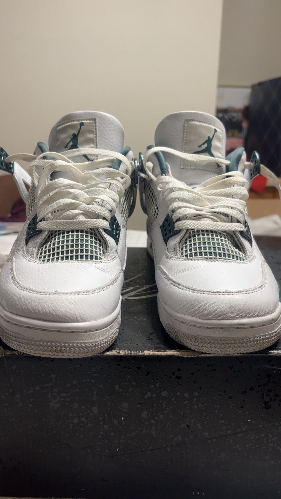 Jordan Brand Air Jordan 4 Retro Oxidized Green Size 11.5 FQ8138-103 Size US 11.5 / EU 44-45 - 4 Thumbnail