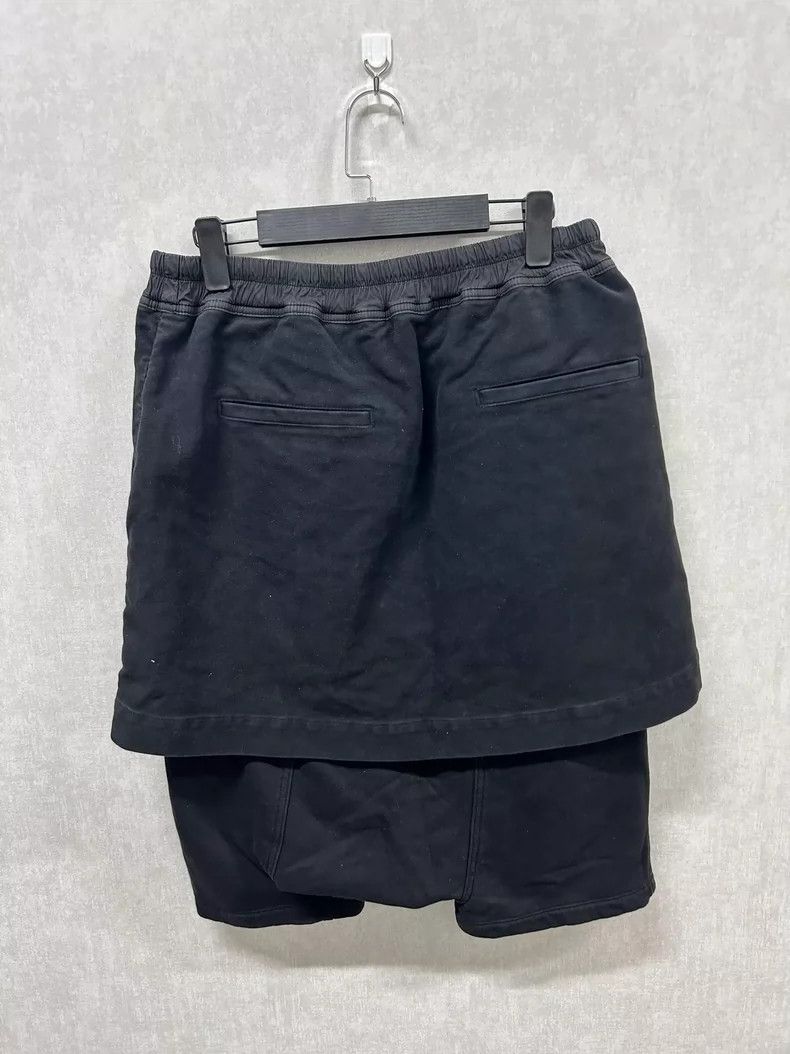 Rick Owens Rick Owens size s Dark Black Double Culottes pants Size US 28 / EU 44 - 2 Thumbnail