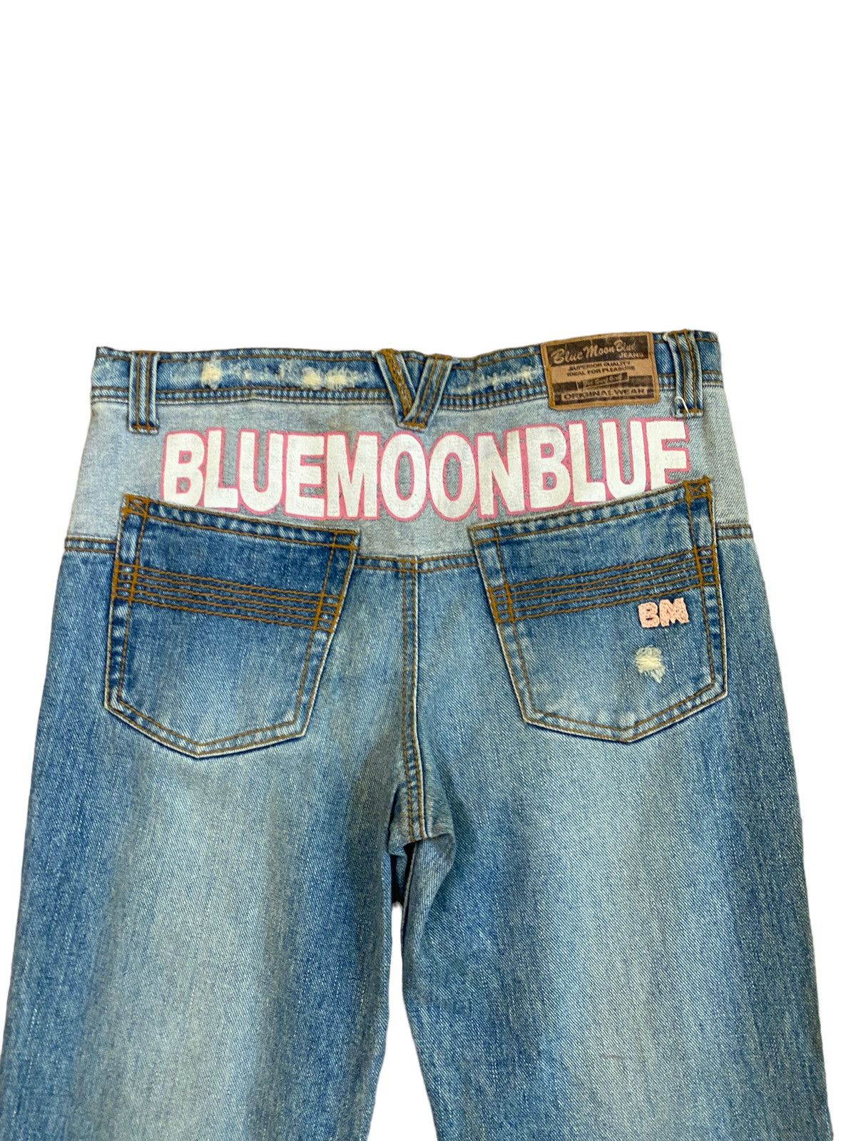 Designer × Japanese Brand × Vintage Vintage BLUE MOON BLUE Daicok Evisu Inspired Denim Size US 30 / EU 46 - 9 Thumbnail